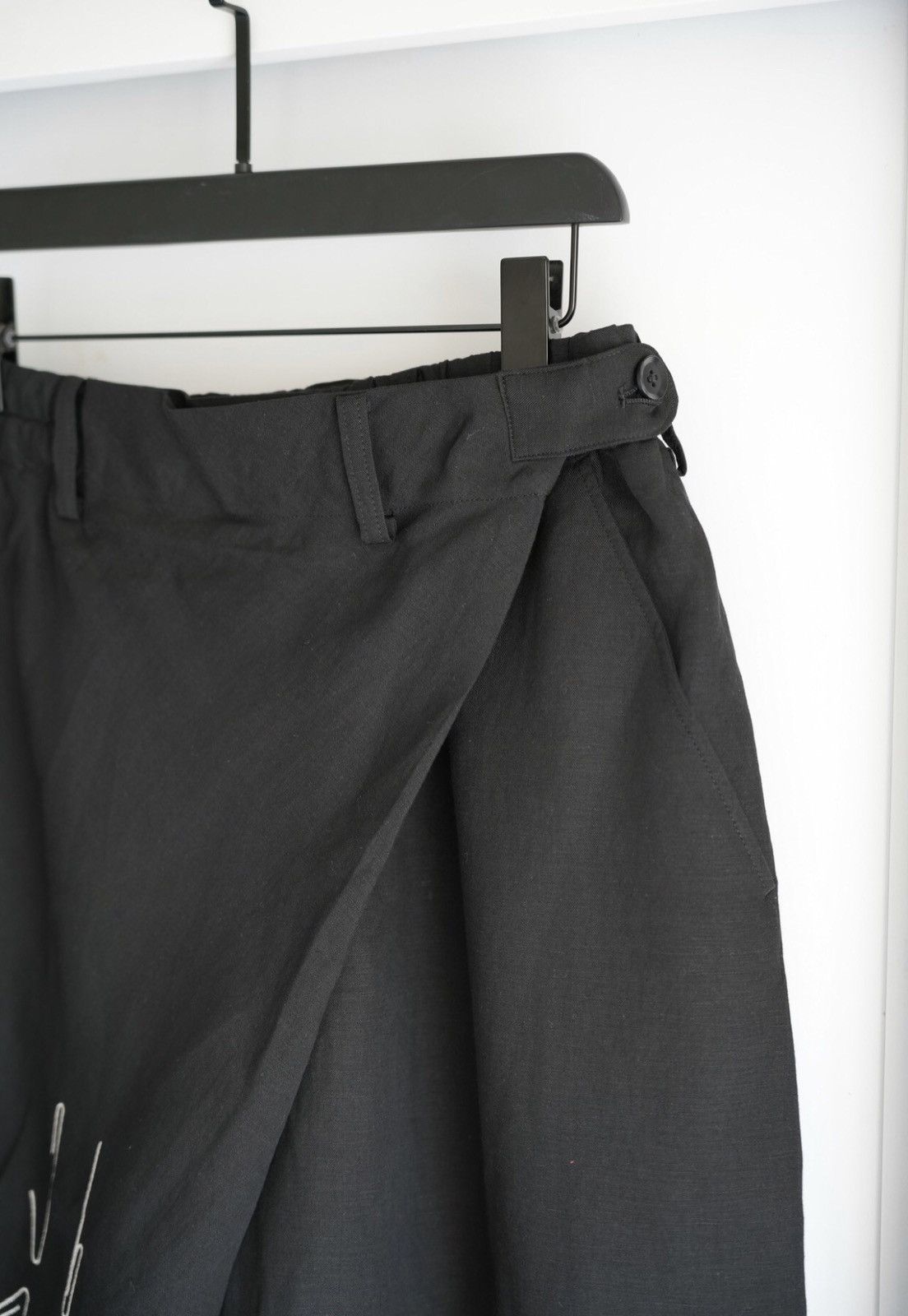 Yohji Yamamoto Yohji Yamamoto 15ss Paper Clip embroidery Wide Leg Pants Size US 32 / EU 48 - 5 Thumbnail