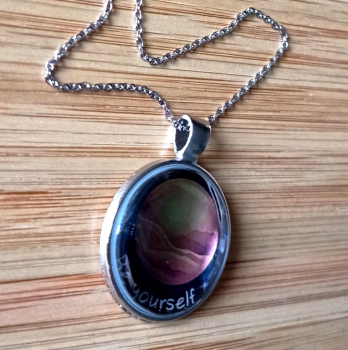 Hysteric Glamour × Japanese Brand × Vintage Punk Tiny Planet Mars Stainless Steel Silver Necklace Unique Size ONE SIZE - 4 Thumbnail