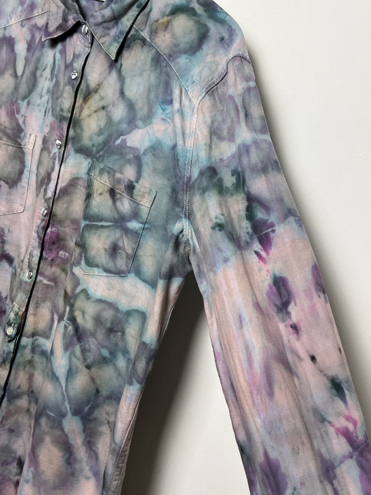 Acne Studios acne vintage travis plaid flannel shirt tie dye y2k Size US S / EU 44-46 / 1 - 5 Thumbnail