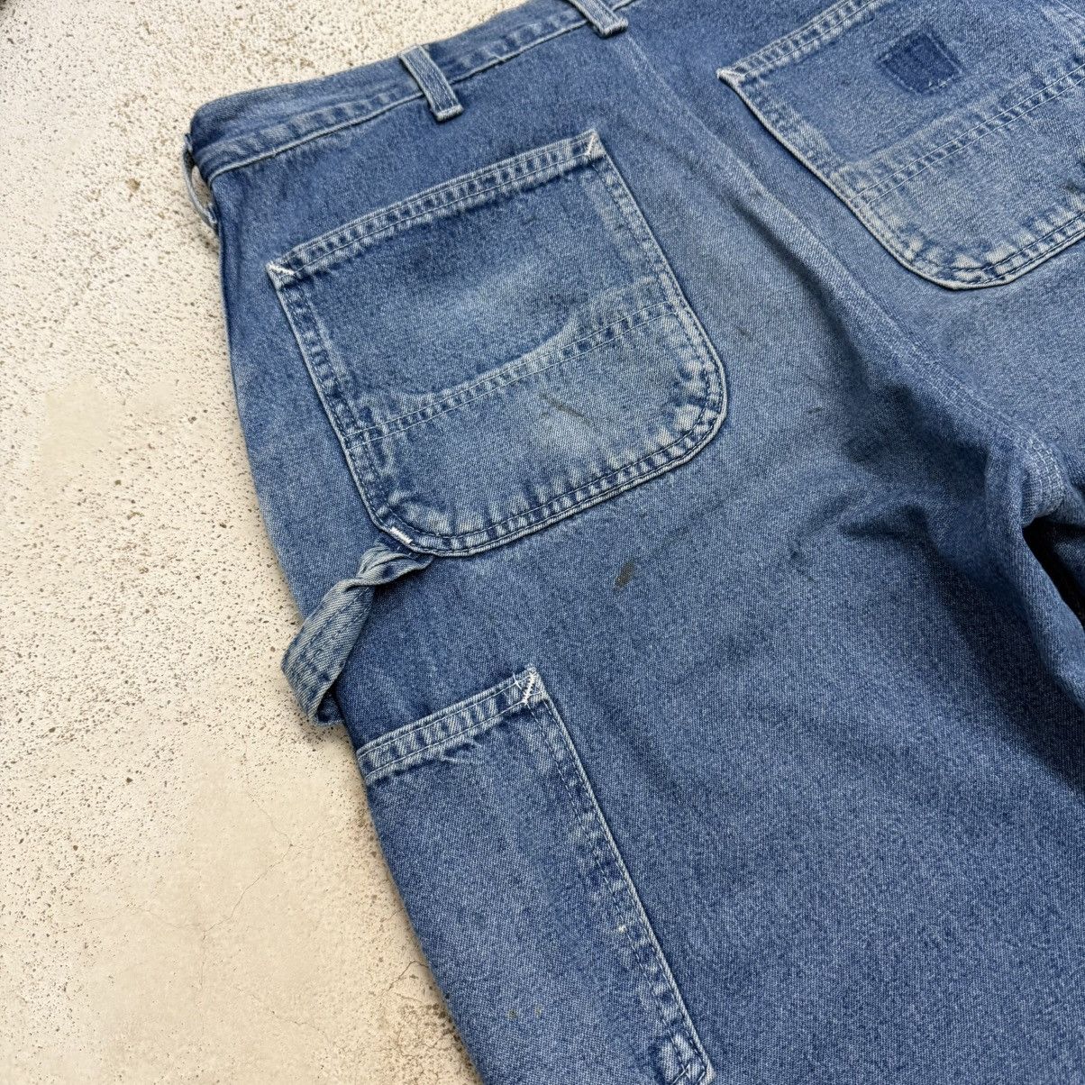 Carhartt Carhatt Distressed Used Carpenter Pants Size US 32 / EU 48 - 16 Thumbnail