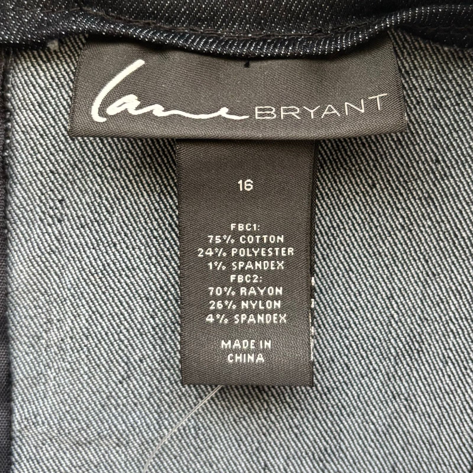 Other Lane Bryant Denim Shift Sleeveless Dress Contrast Trim Size XXL / US 16-18 / IT 52-54 - 8 Thumbnail