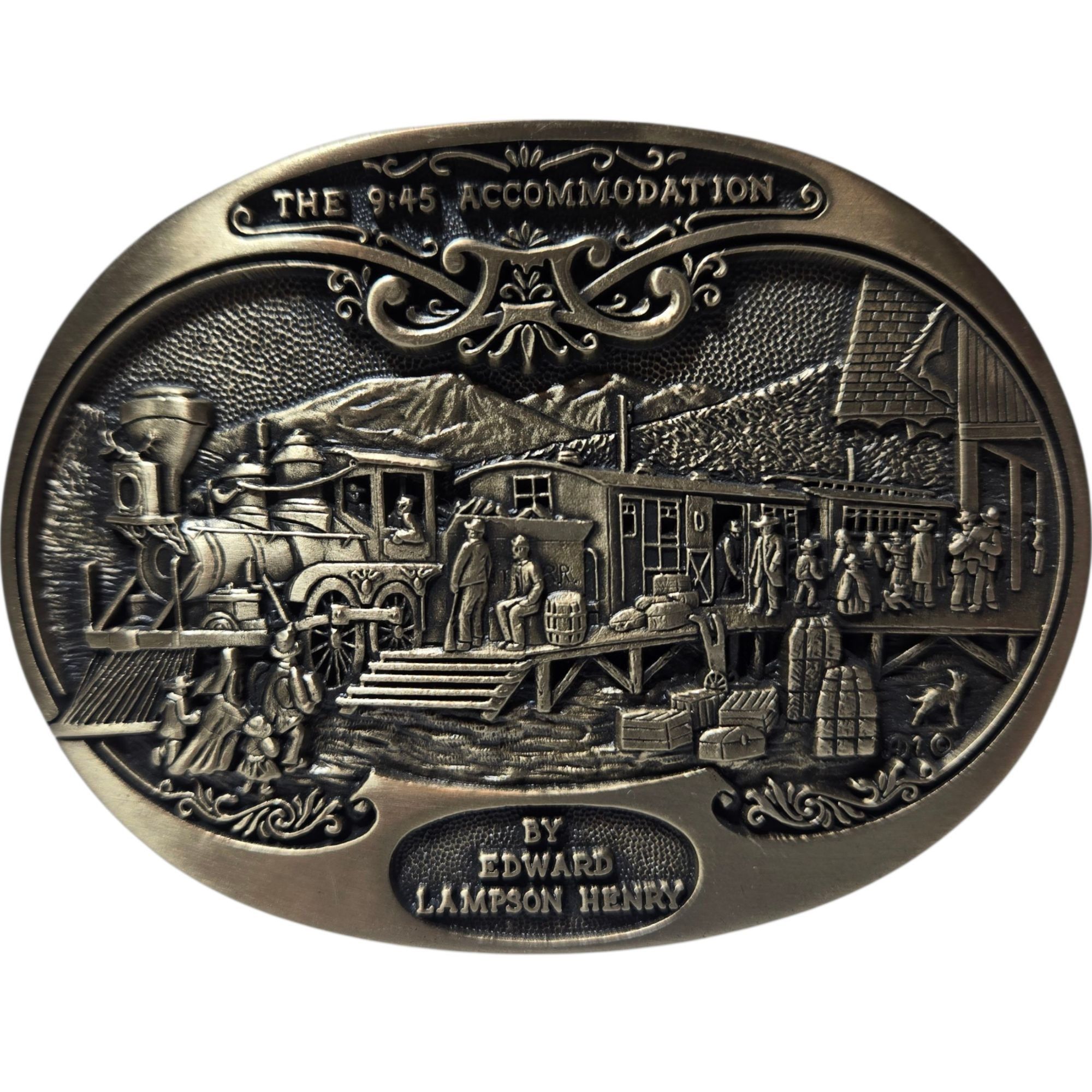 Other 9:45 Accommodation Belt Buckle Edward Lamson Henry American Size ONE SIZE - 7 Thumbnail