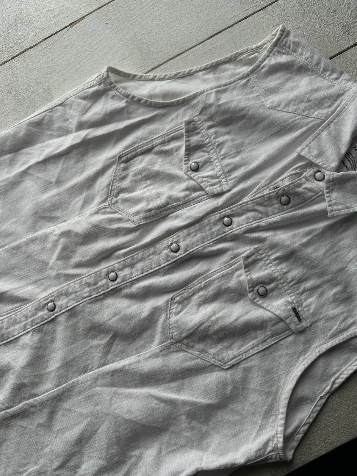 G-Star 🚨VINTAGE G STAR RAW WHITE COTTON VEST sweater RARE Size US M / EU 48-50 / 2 - 3 Thumbnail