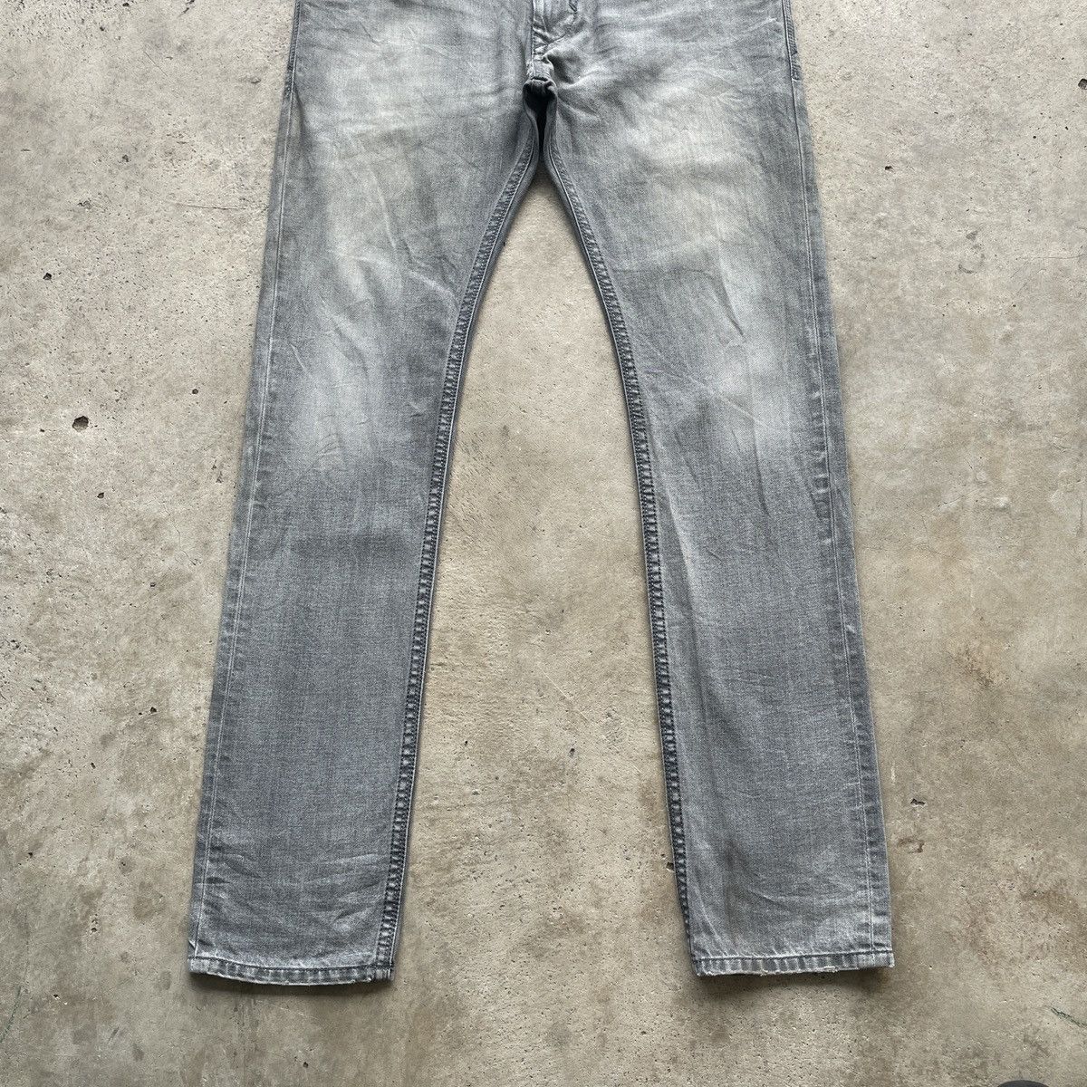 Diesel Vintage Diesel Industry Thanaz Faded Black Jeans Pants W35 Size US 35 - 4 Thumbnail