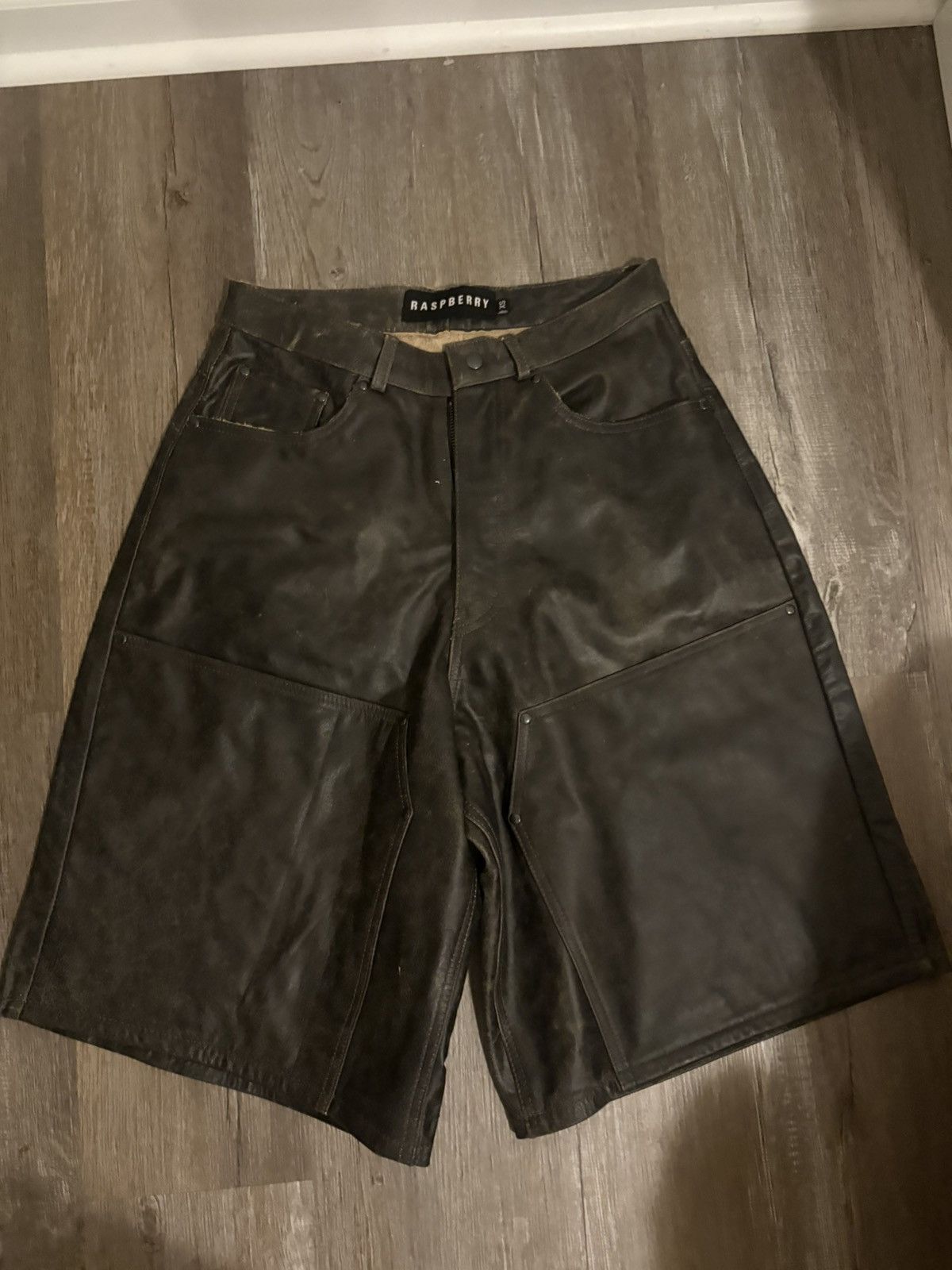 The GV Gallery Leather Jorts Size US 32 / EU 48 - 1 Thumbnail