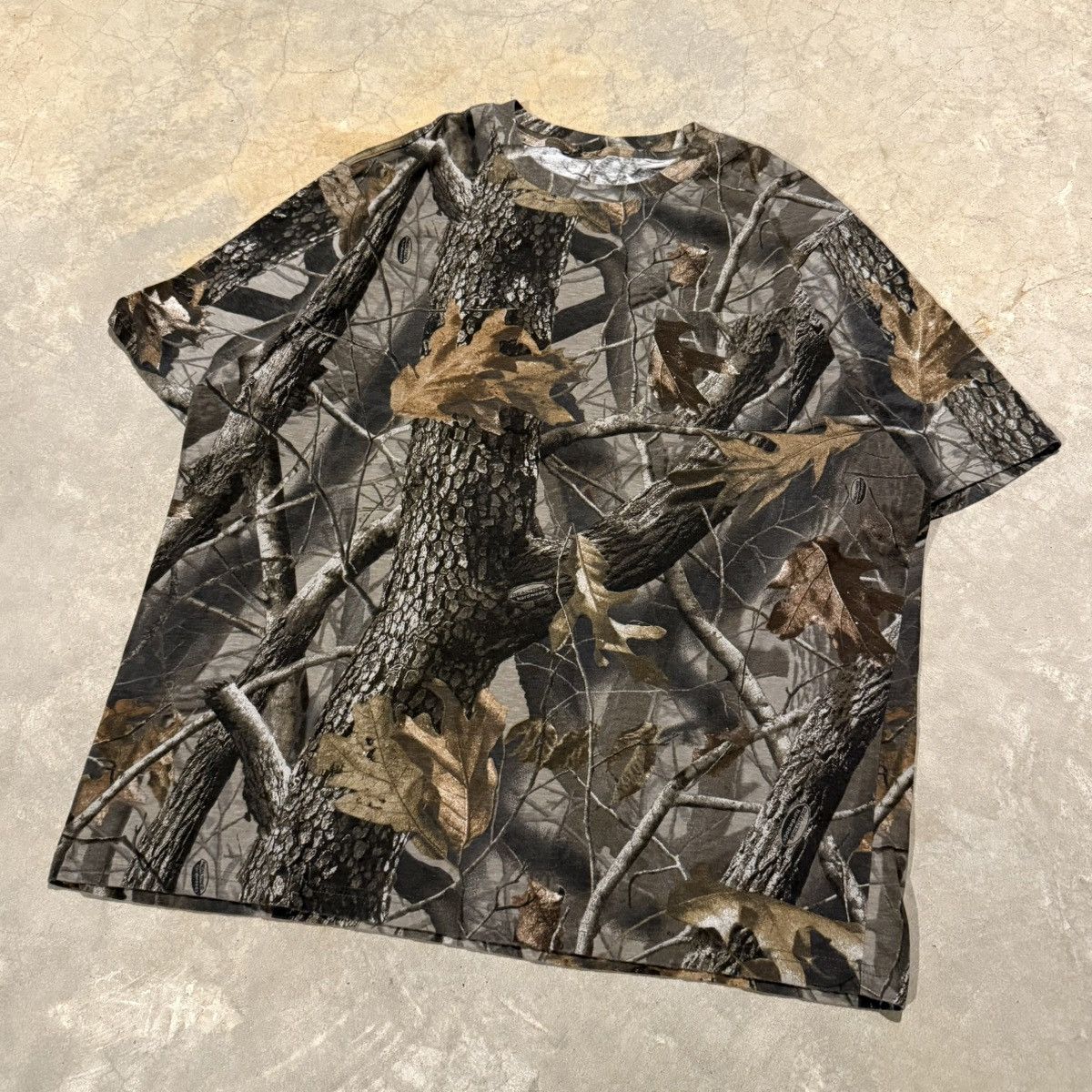 Realtree Vintage 2000s Realtree Camo Oversized Pocket Tee ERD Grunge Size US XL / EU 56 / 4 - 2 Thumbnail