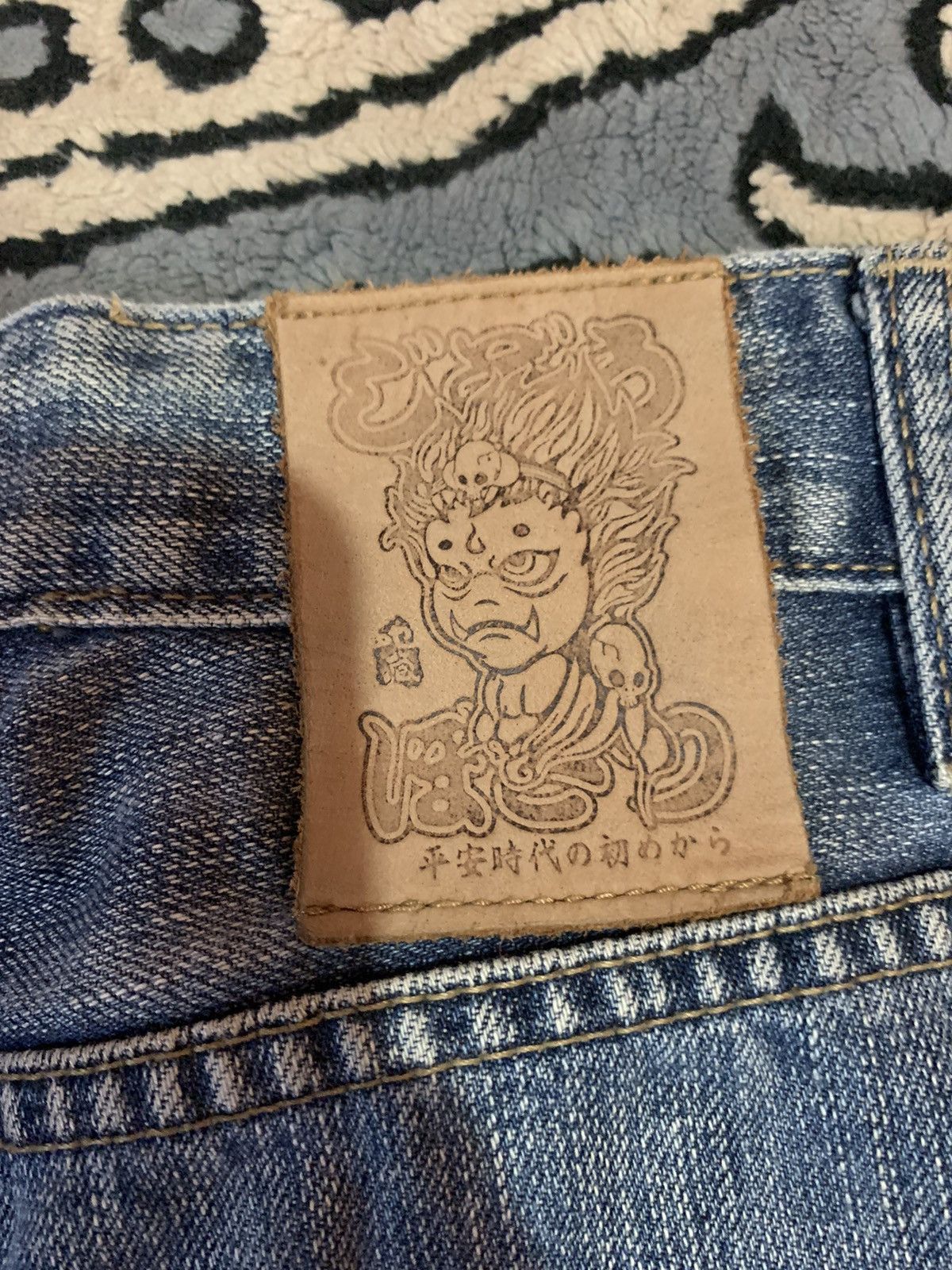 Japanese Brand × Vintage Japanese brand denim Jeans Jizo Nippon Blue Bosatsu Size US 32 / EU 48 - 4 Thumbnail