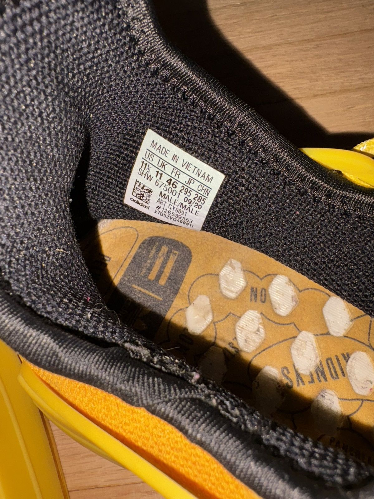 Adidas × Pharrell Pharrell NMD Yellow Size US 11.5 / EU 44-45 - 6 Thumbnail