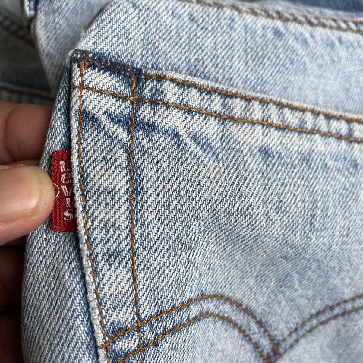 Levi's Vintage Clothing 🔥Vintage Levis Stoned Washed Ripped Distress Denim Jeans Size US 30 / EU 46 - 15 Thumbnail