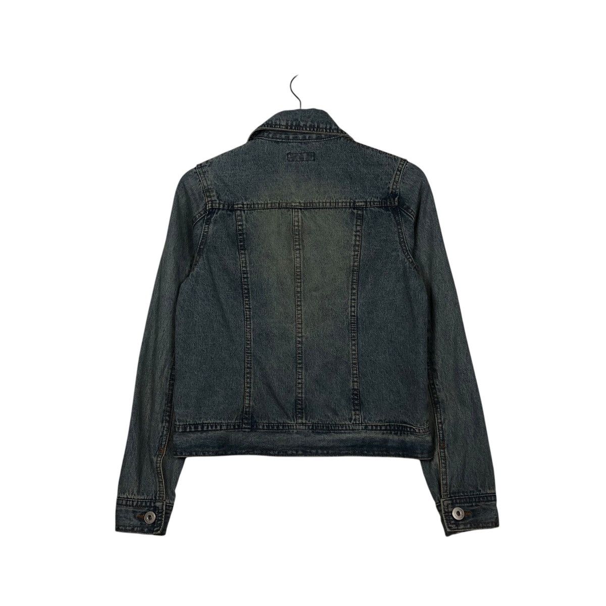 Hysteric Glamour 📌Vintage Cropped Biker Denim Jacket Mamaikuko de Paris Size US M / EU 48-50 / 2 - 9 Thumbnail