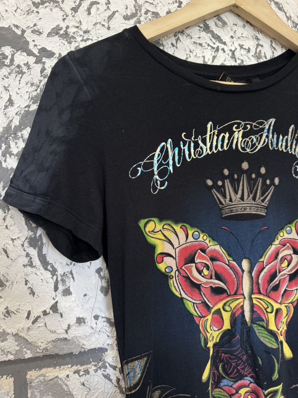 Christian Audigier Christian Audigier T-Shirt Black Size L Size L / US 10 / IT 46 - 3 Thumbnail
