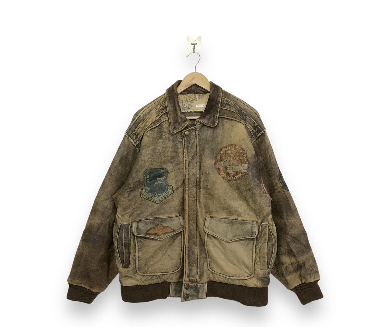 Japanese Brand SUB Urban Tokyo Leather Military Style Patches Jacket Size US L / EU 52-54 / 3 - 2 Thumbnail
