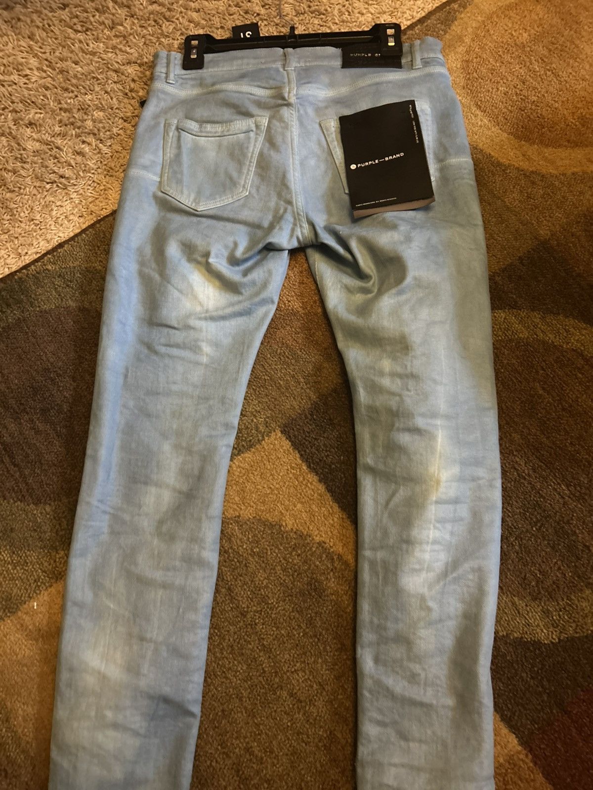 Black Tab Purple Jeans