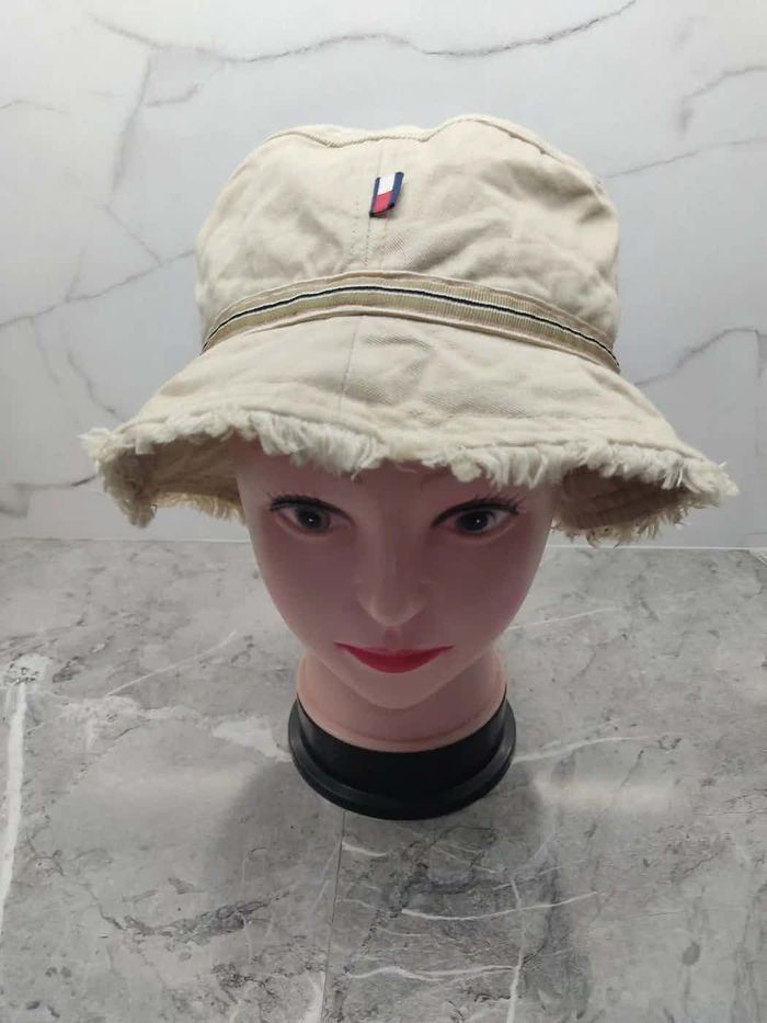 Tommy Hilfiger × Vintage Tommy Hilfiger Distressed Style Bucket Hat Size ONE SIZE - 2 Thumbnail