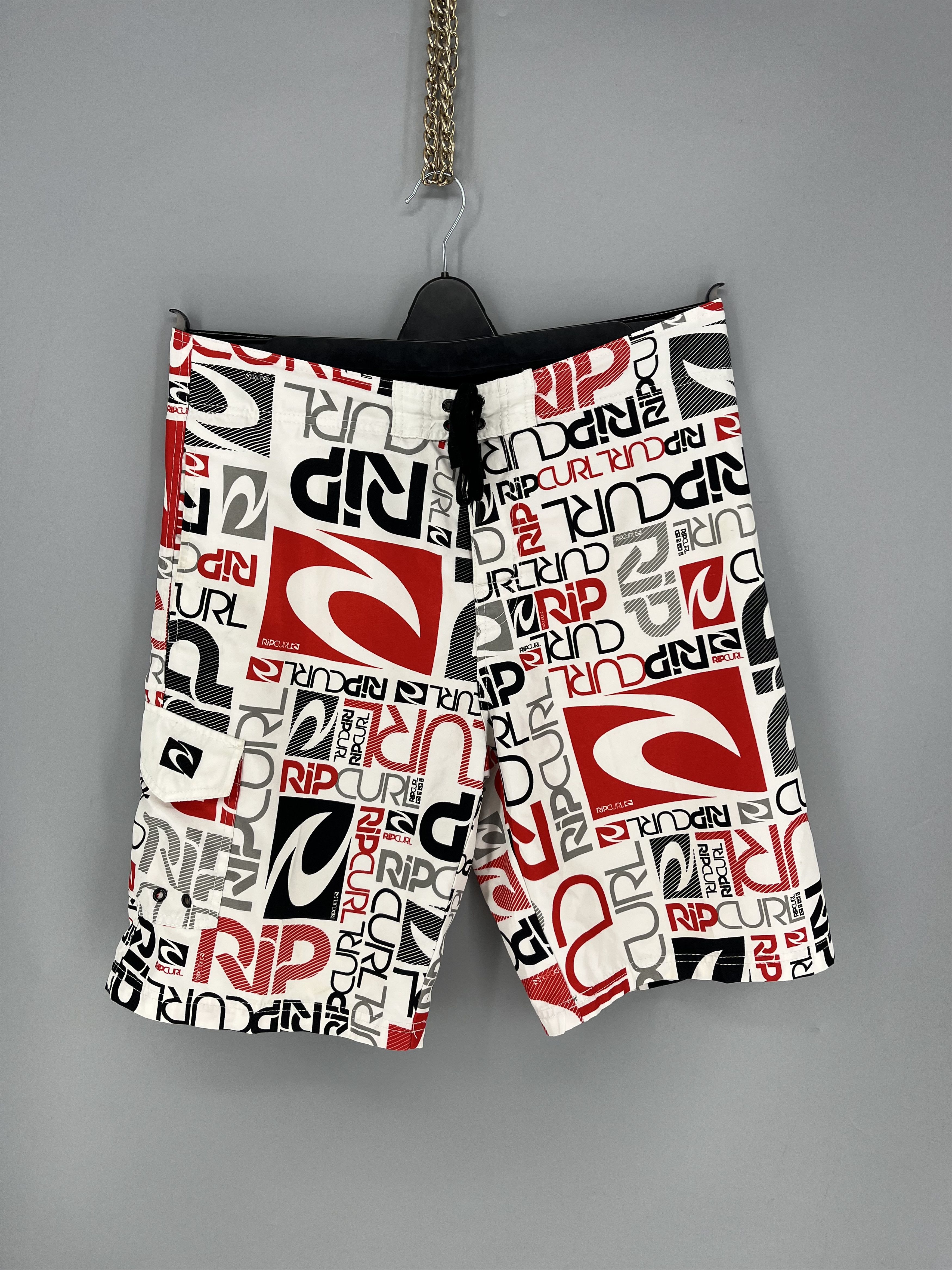 Rip Curl Vintage Rip Curl Mens Board Shorts Retro Multi Coloured Size US 36 / EU 52 - 1 Thumbnail