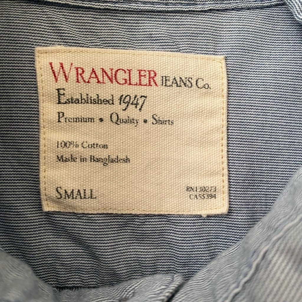 Wrangler Wrangler jeans men S button down longsleeve pin stripe dress Size US S / EU 44-46 / 1 - 5 Thumbnail