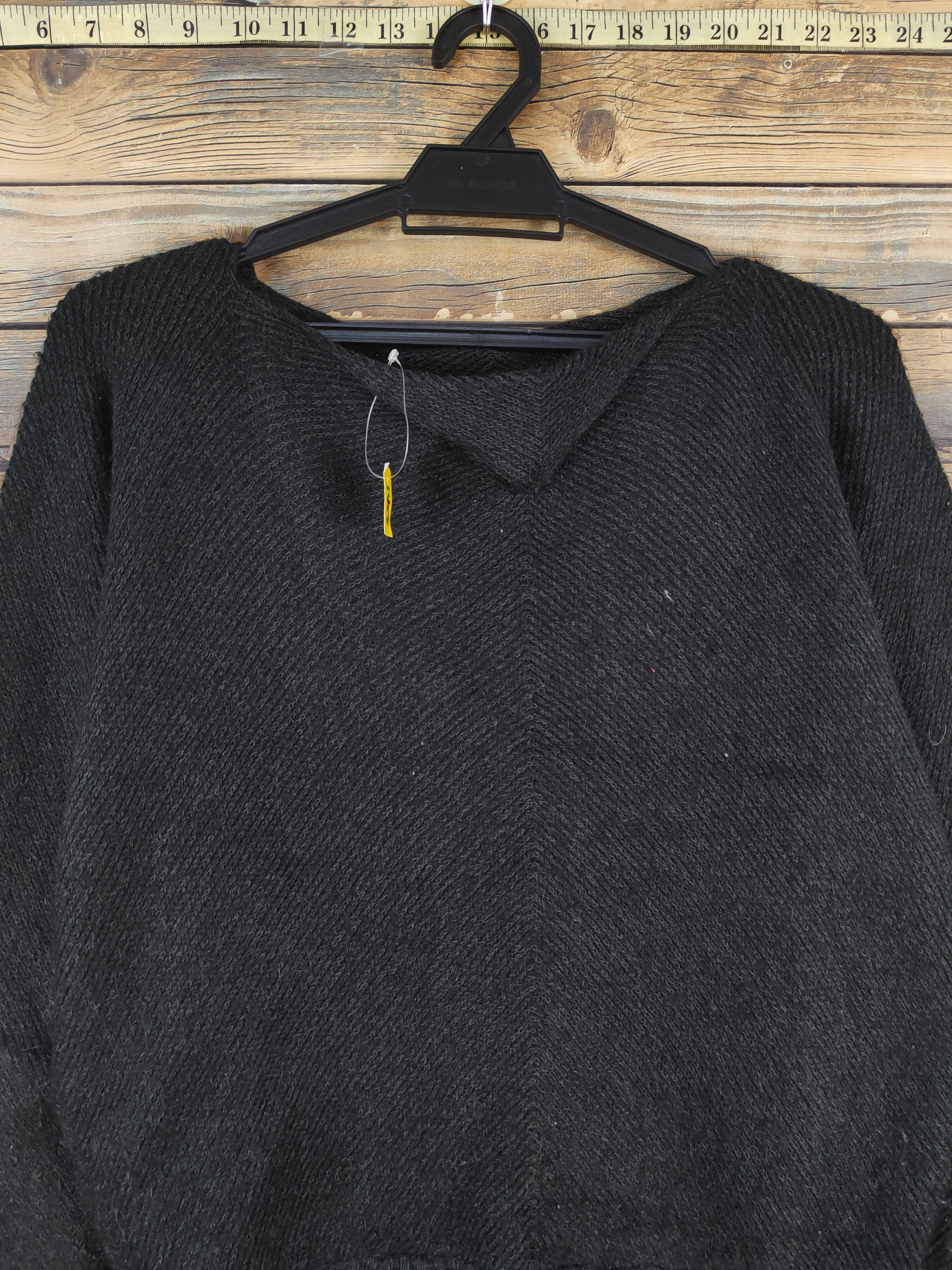 Homespun Knitwear Japanese Brand Black Knitwear Sweatshirts #W1234 Size M / US 6-8 / IT 42-44 - 2 Thumbnail