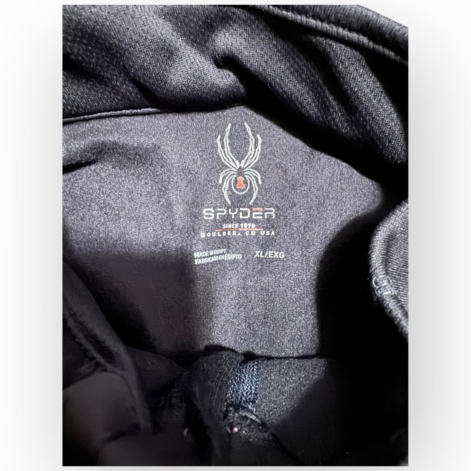Spyder Spyder Mens 1/2 Zip Pullover Black, Size XL NWT - 143XL Size US XL / EU 56 / 4 - 9 Thumbnail