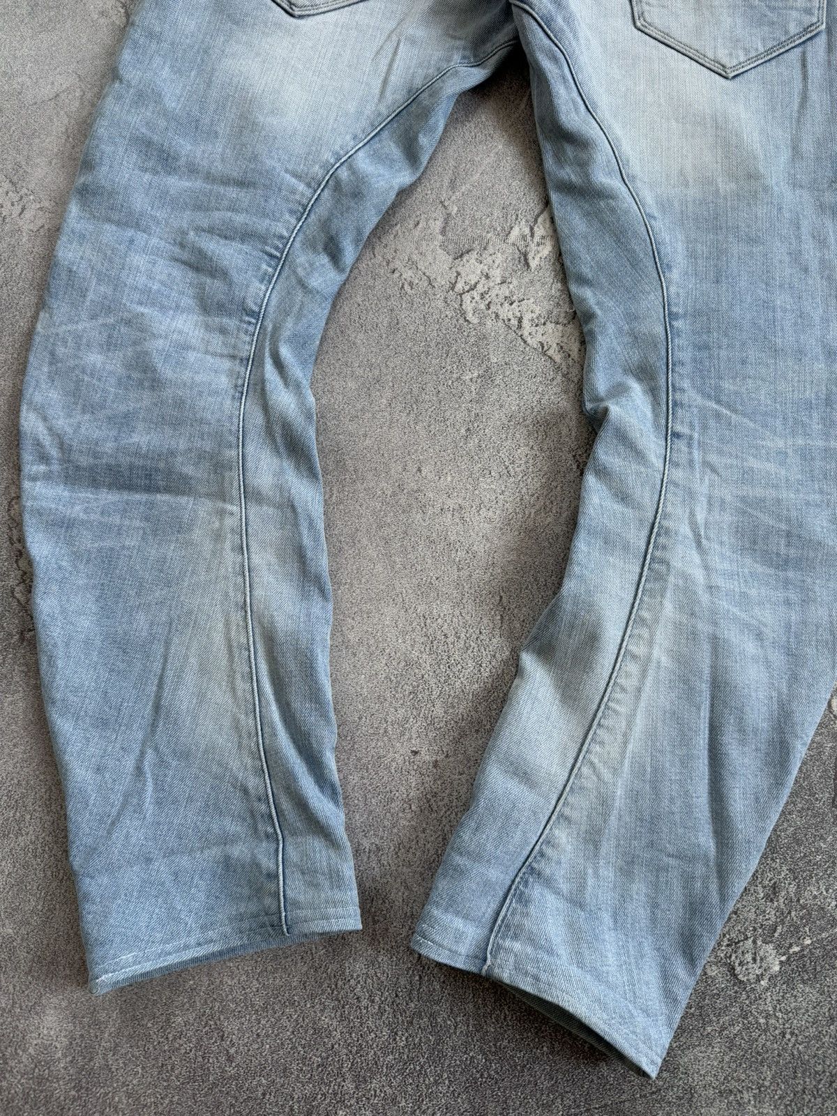 G-Star G star raw 34/36 ARC 3D slim Distressed denim pant trouser Size US 34 / EU 50 - 14 Thumbnail