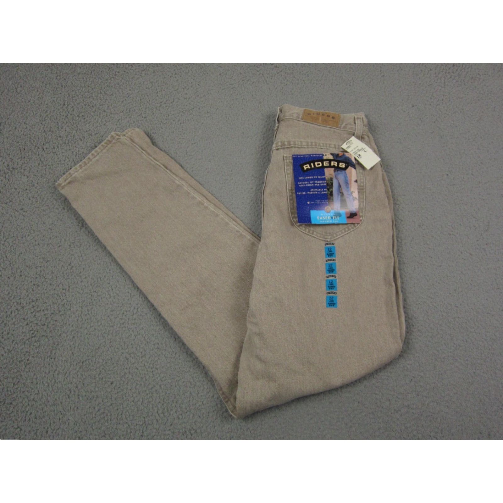 Lee Vintage Lee Jeans Womens 12 Brown 30 x 32 Lightwash Tapered Riders Deadstock Jeans Mens Womens Boys Girls Size 34" / US 12 / IT 48 - 2 Thumbnail