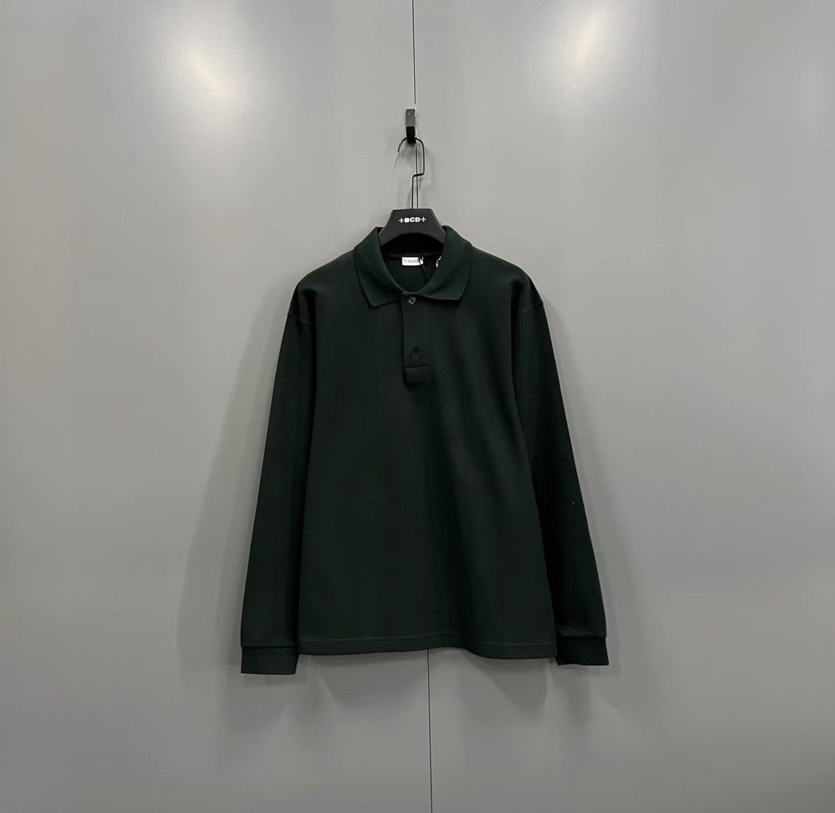 Burberry Burberry Dark Green Knight Long-sleeve Polo Shirt J41 Size US M / EU 48-50 / 2 - 1 Thumbnail