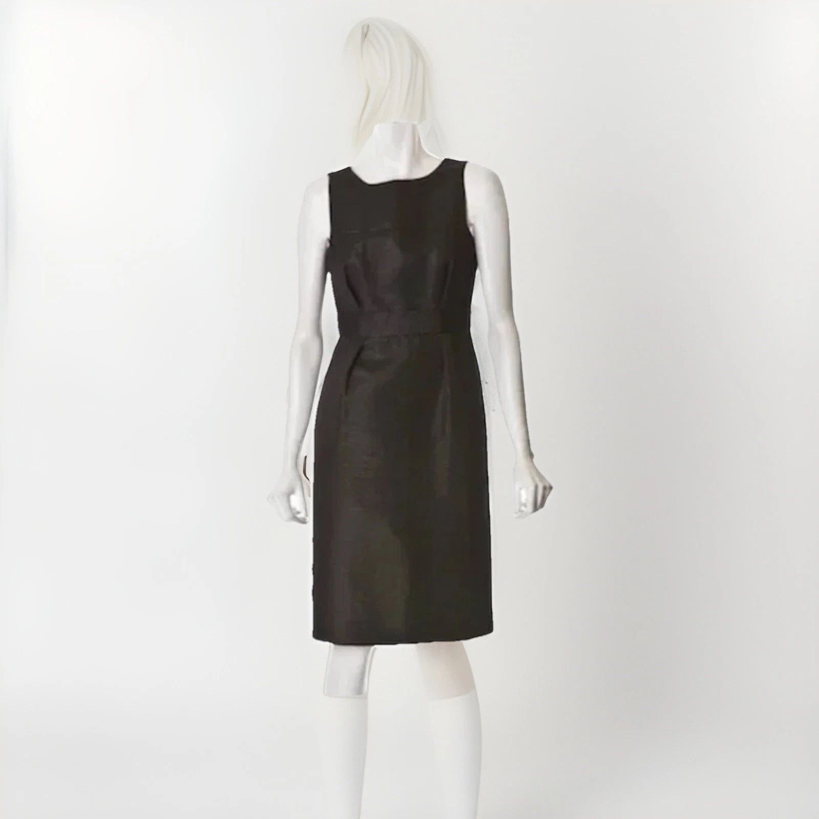 RED Valentino REDValentino Black Shimmery Sheath Cocktail Dress Size 4 Size S / US 4 / IT 40 - 1 Thumbnail