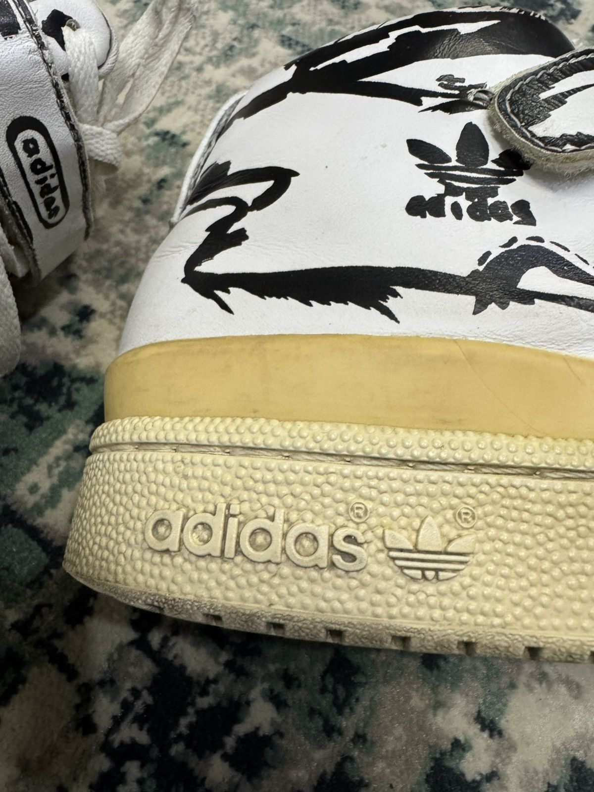 Adidas VINTAGE 2008 ADIDAS FORUM DRAWN SHOES 10US Size US 10 / EU 43 - 8 Thumbnail