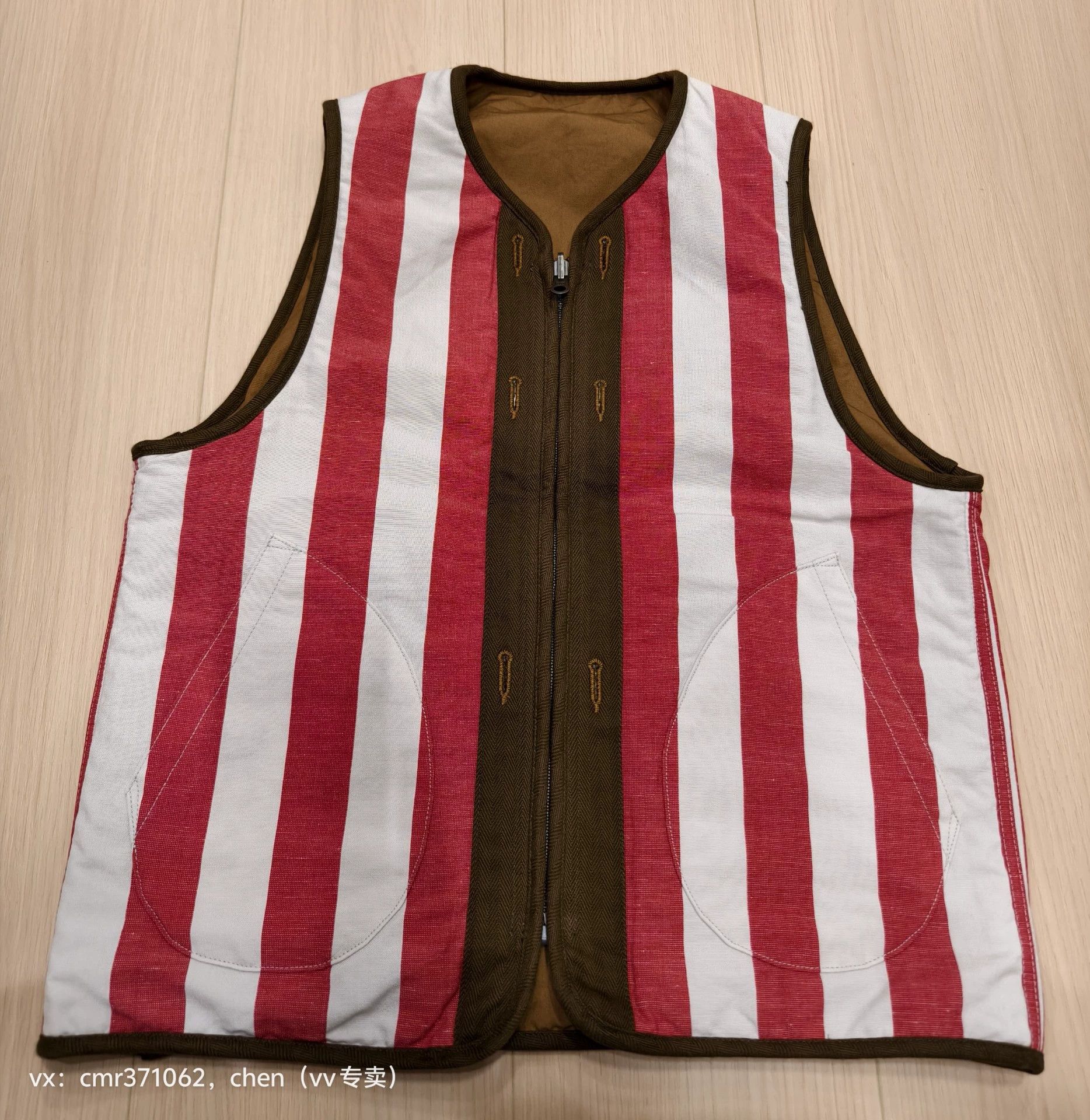 Visvim visvim 20aw iris liner vest GD Brown Cotton-Linen-Wool 3 Size US L / EU 52-54 / 3 - 5 Thumbnail