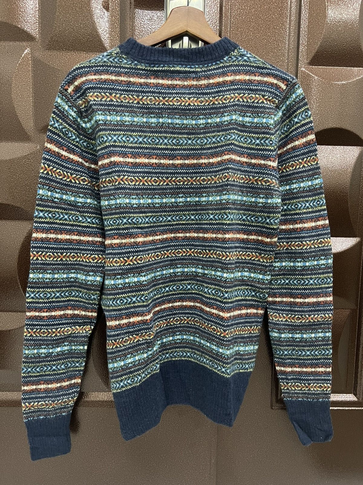 L.O.G.G. L.O.G.G HM Geometric Nordic Western Pullover Sweater Jumper Size US M / EU 48-50 / 2 - 6 Thumbnail