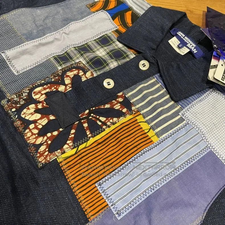 Junya Watanabe JUNYA WATANABE MAN Patchwork Polo Shirt Size US S / EU 44-46 / 1 - 2 Thumbnail