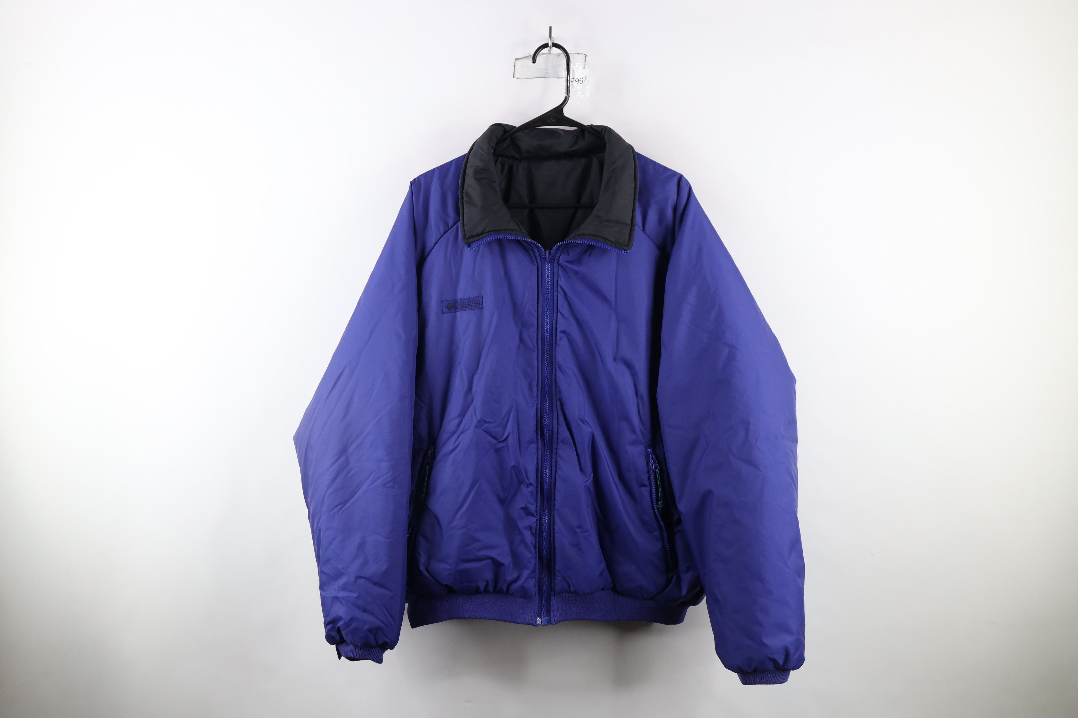 Columbia × Vintage Vintage 90s Columbia Reversible Puffer Bomber Jacket Coat Size US XL / EU 56 / 4 - 1 Thumbnail