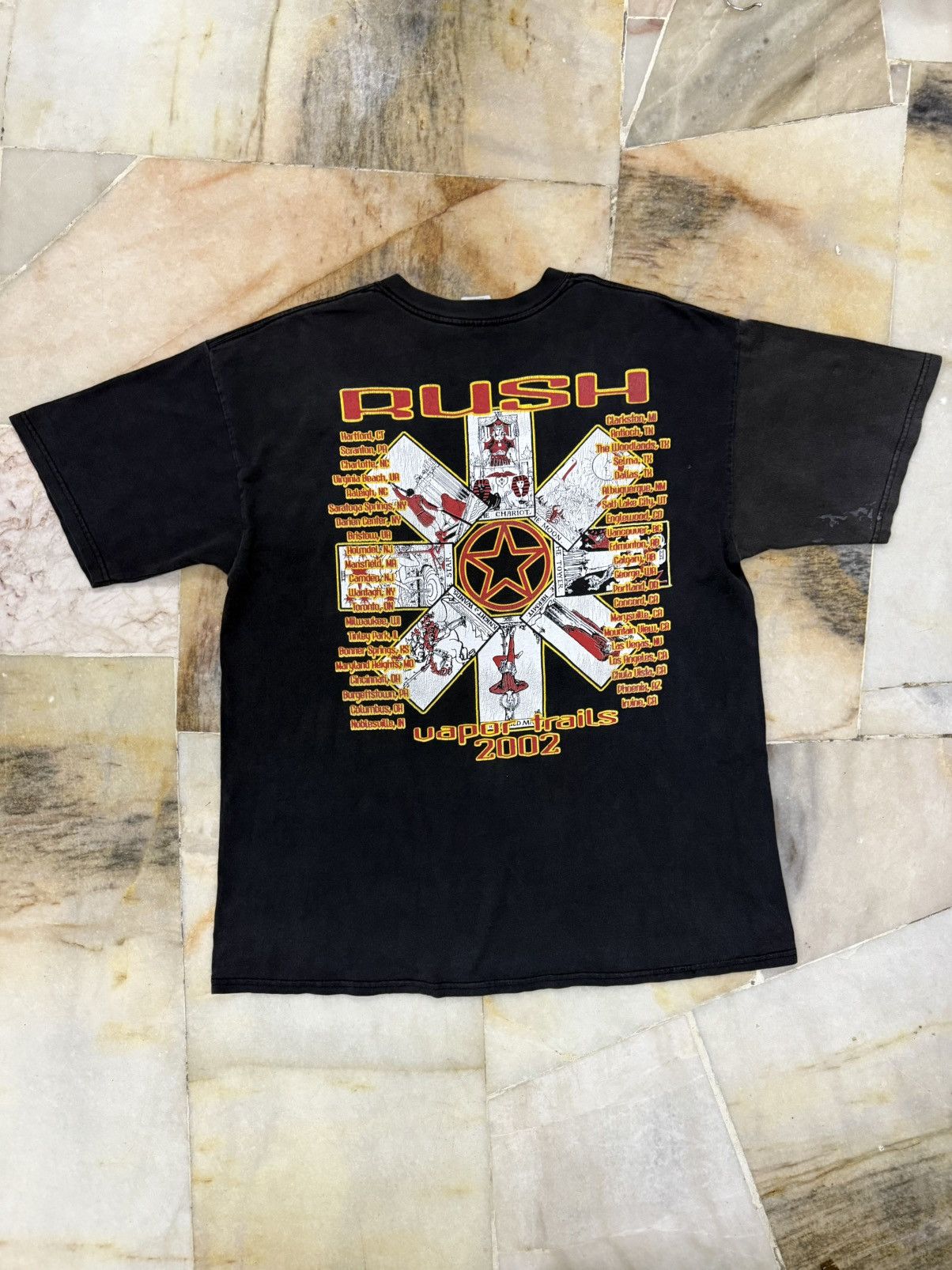 Band Tees × Vintage RUSH VAPOR TRAILS 2002 Size US XL / EU 56 / 4 - 5 Thumbnail