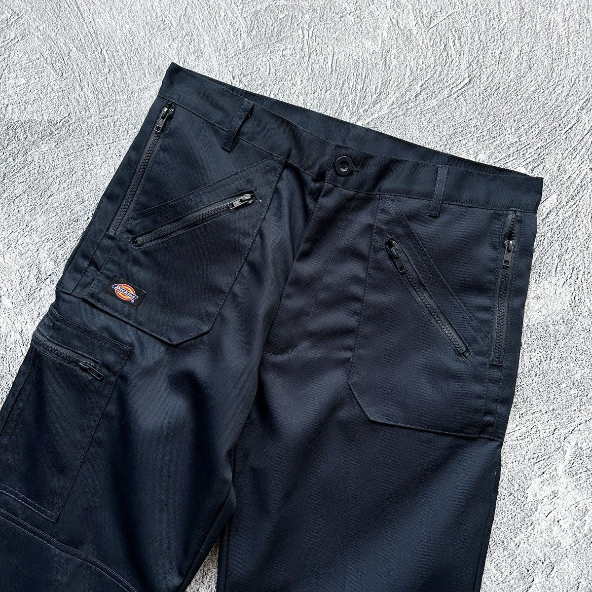 Dickies NEW Men’s Workwear Cargo Pants Dickies Dark Blue Size: 32 S Size US 31 - 7 Thumbnail