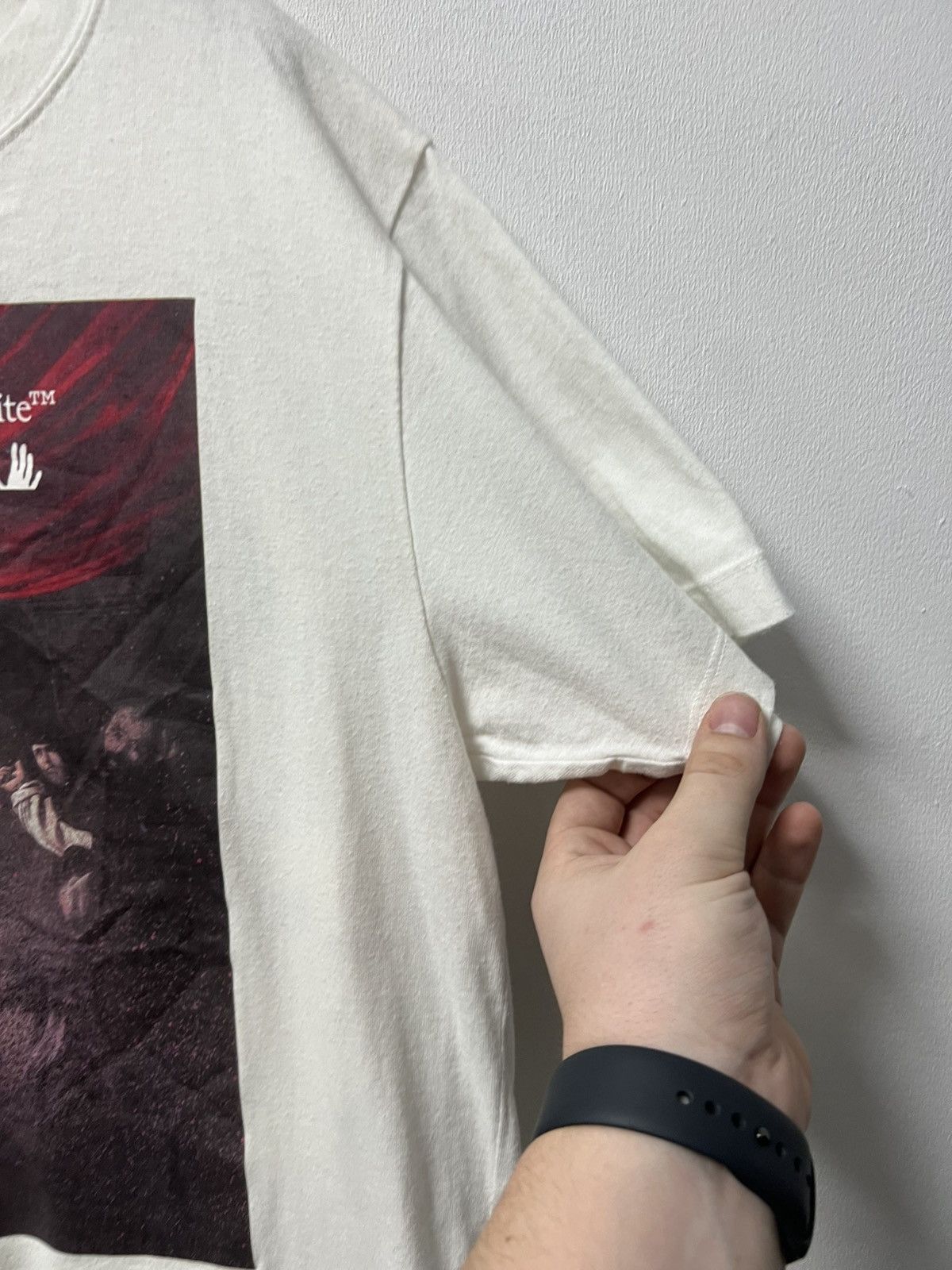 Off-White Off-White Caravaggio T-Shirt Big Logo Size S Luxury Size US S / EU 44-46 / 1 - 7 Thumbnail