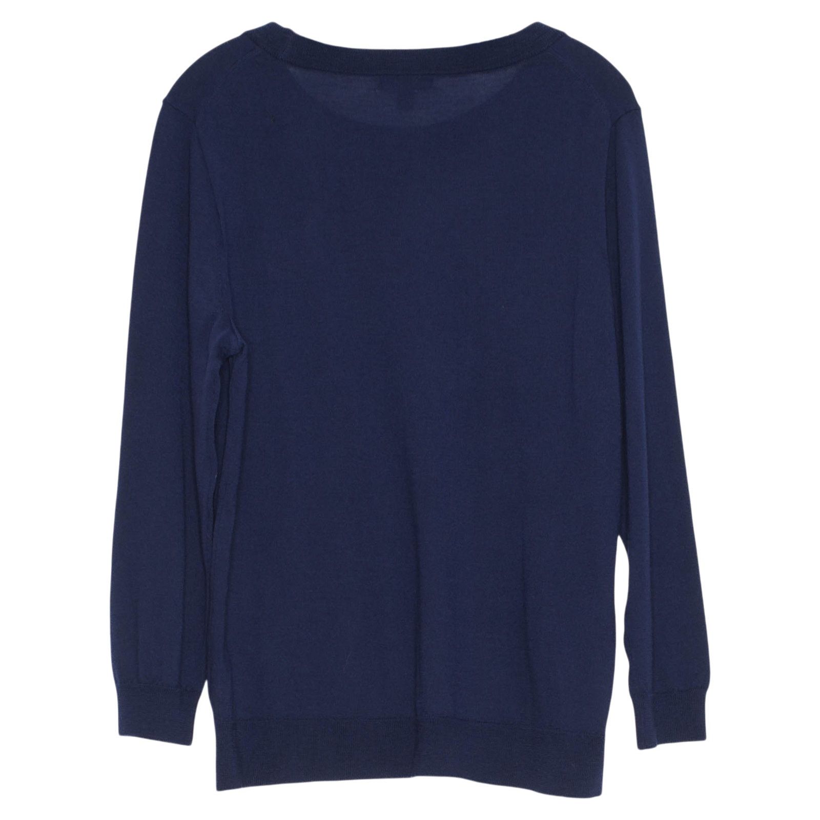 J.Crew J Crew Merino Wool Sweater Navy Blue Sailboat XL Coastal Size XL / US 12-14 / IT 48-50 - 3 Thumbnail