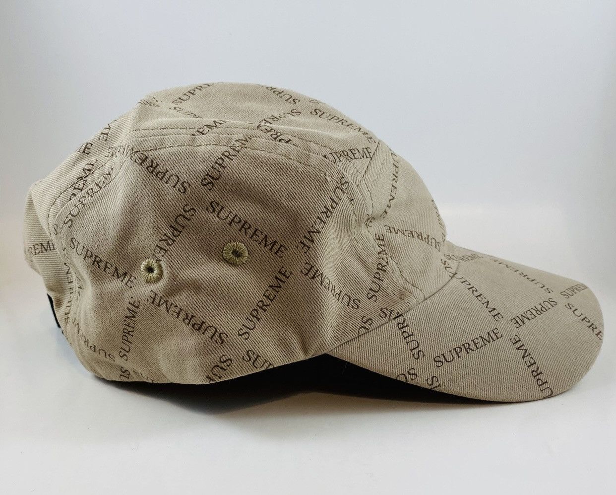 Supreme Supreme Gucci Cease and Desist Monogram Camp Cap Size ONE SIZE - 7 Thumbnail