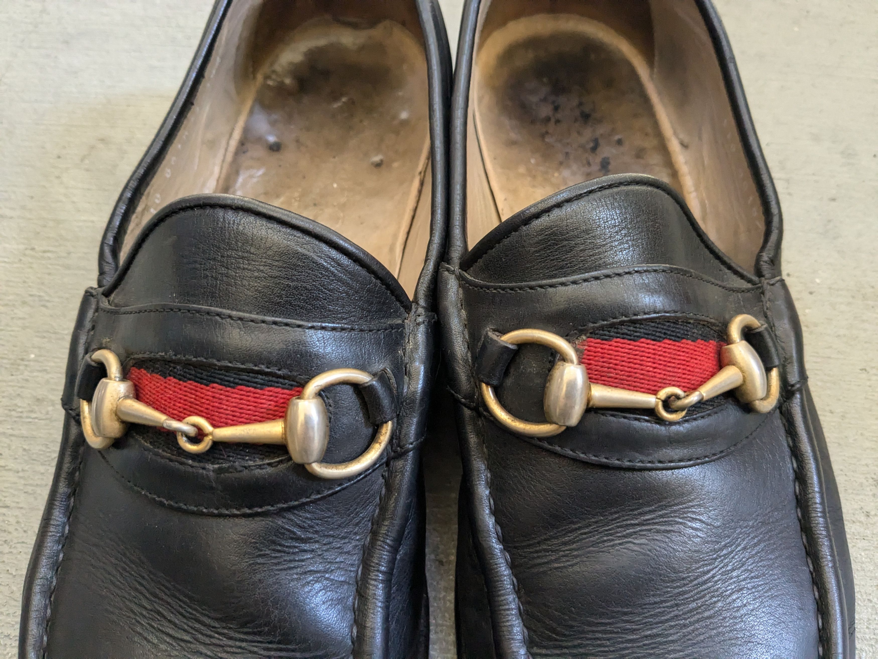 Gucci Gucci Jordaan Horsebit Loafers Black 10 Leather Mules Size US 10 / EU 43 - 5 Thumbnail
