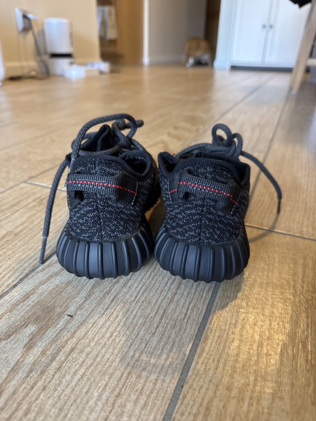 Adidas × Yeezy Yeezy boost 350 pirate black 2023 Size US 6 / EU 39 - 5 Thumbnail
