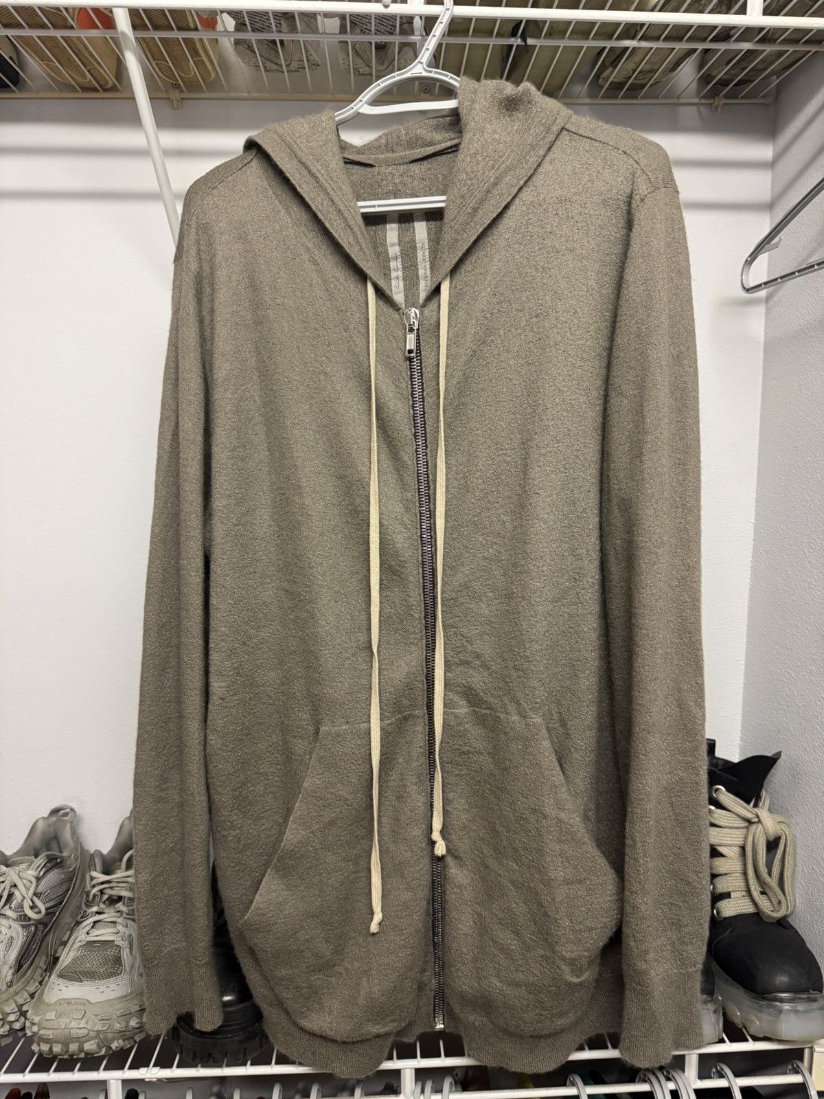 Rick Owens Rick Owens FW20 Performa Cashmere Hoodie Size US M / EU 48-50 / 2 - 1 Thumbnail