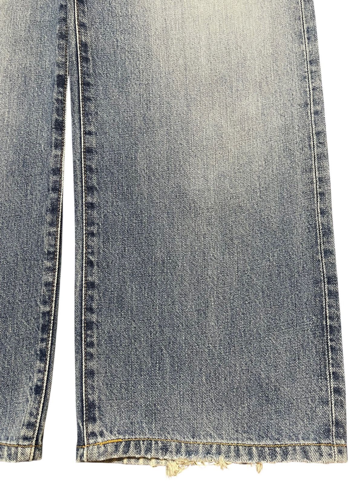 Wrangler Vintage Y2K Wrangler Faded Wash Whiskers Wide Leg Baggy Jean Size US 30 / EU 46 - 8 Thumbnail