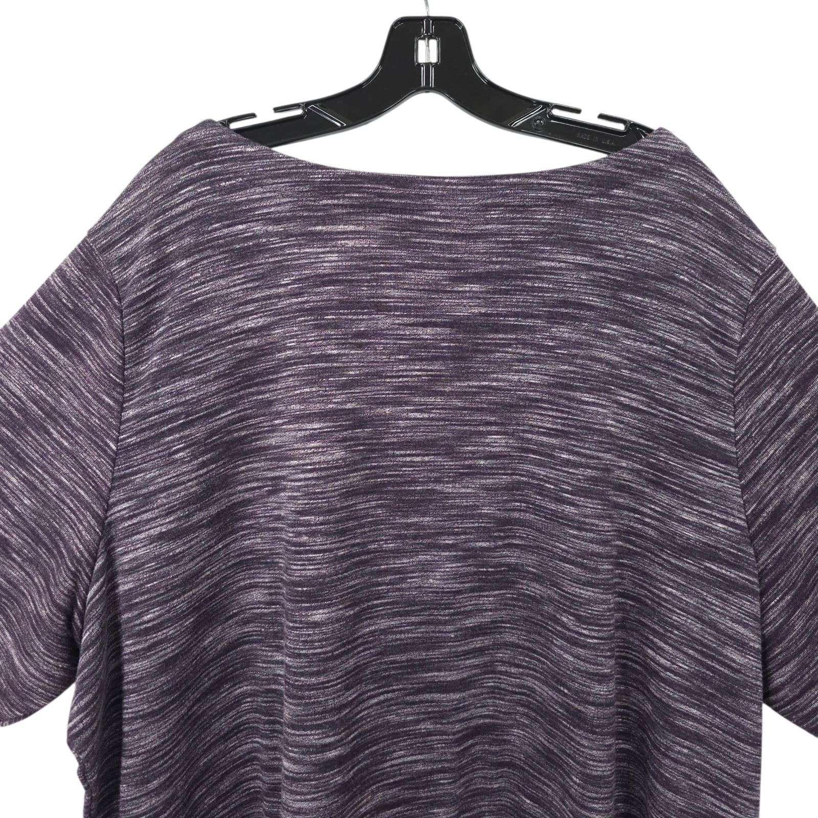 Croft & Barrow Croft & Barrow Marled Knit Tunic Top 4X Plus Boatneck Size 4XL / US 24-26 - 12 Thumbnail