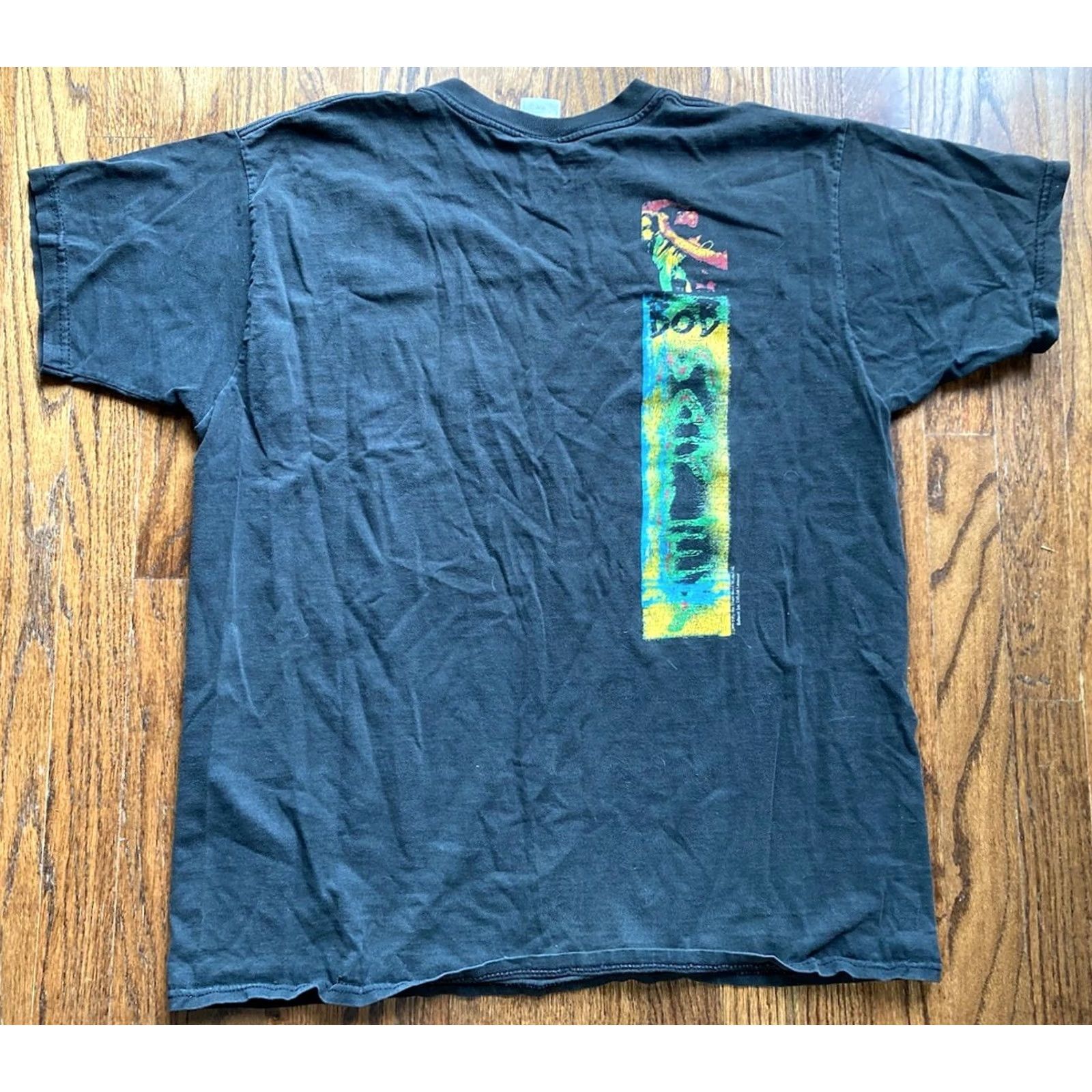 Fruit Of The Loom VINTAGE Bob Marley T Shirt XL Black Double-Sided 1999 Mens Short Sleeve Music 90s Balzout Size US XL / EU 56 / 4 - 7 Thumbnail