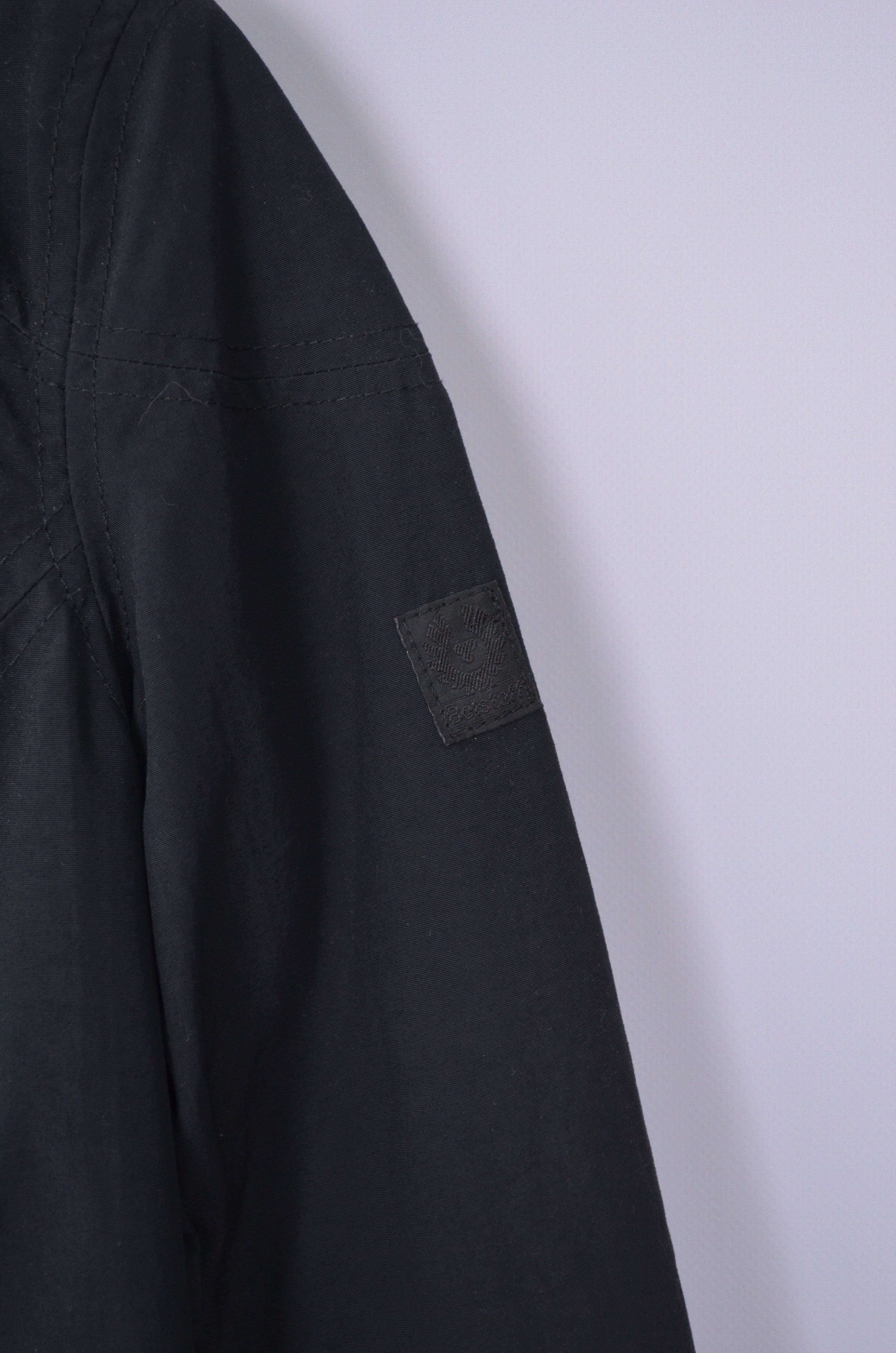 Belstaff × Designer Belstaff Womens Nylon Black Parka Jacket Size 42 Full Zip Size M / US 6-8 / IT 42-44 - 9 Thumbnail