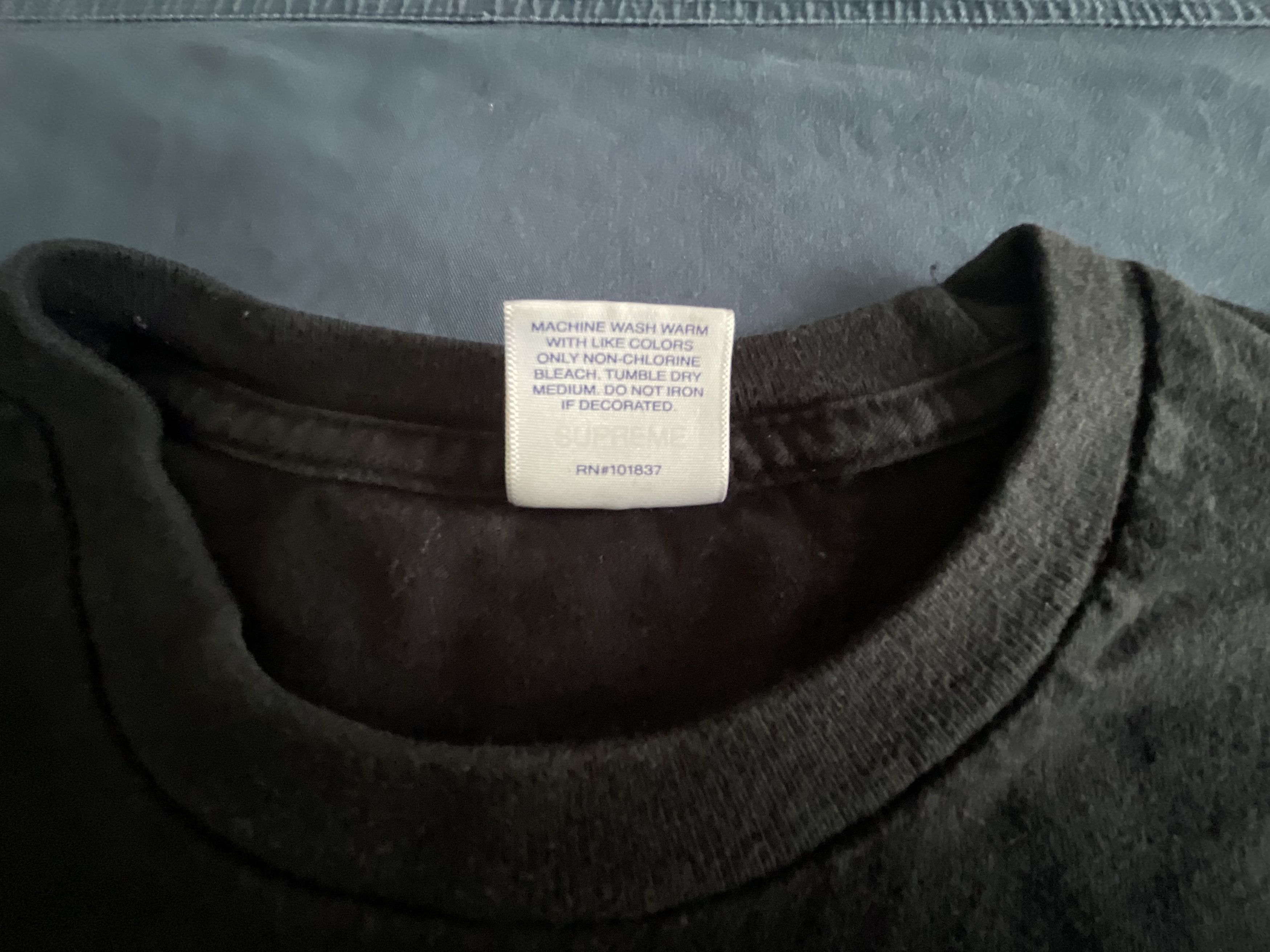 Supreme Supreme Black Fire Logo Short Sleeve Tee Shirt Size US M / EU 48-50 / 2 - 5 Thumbnail