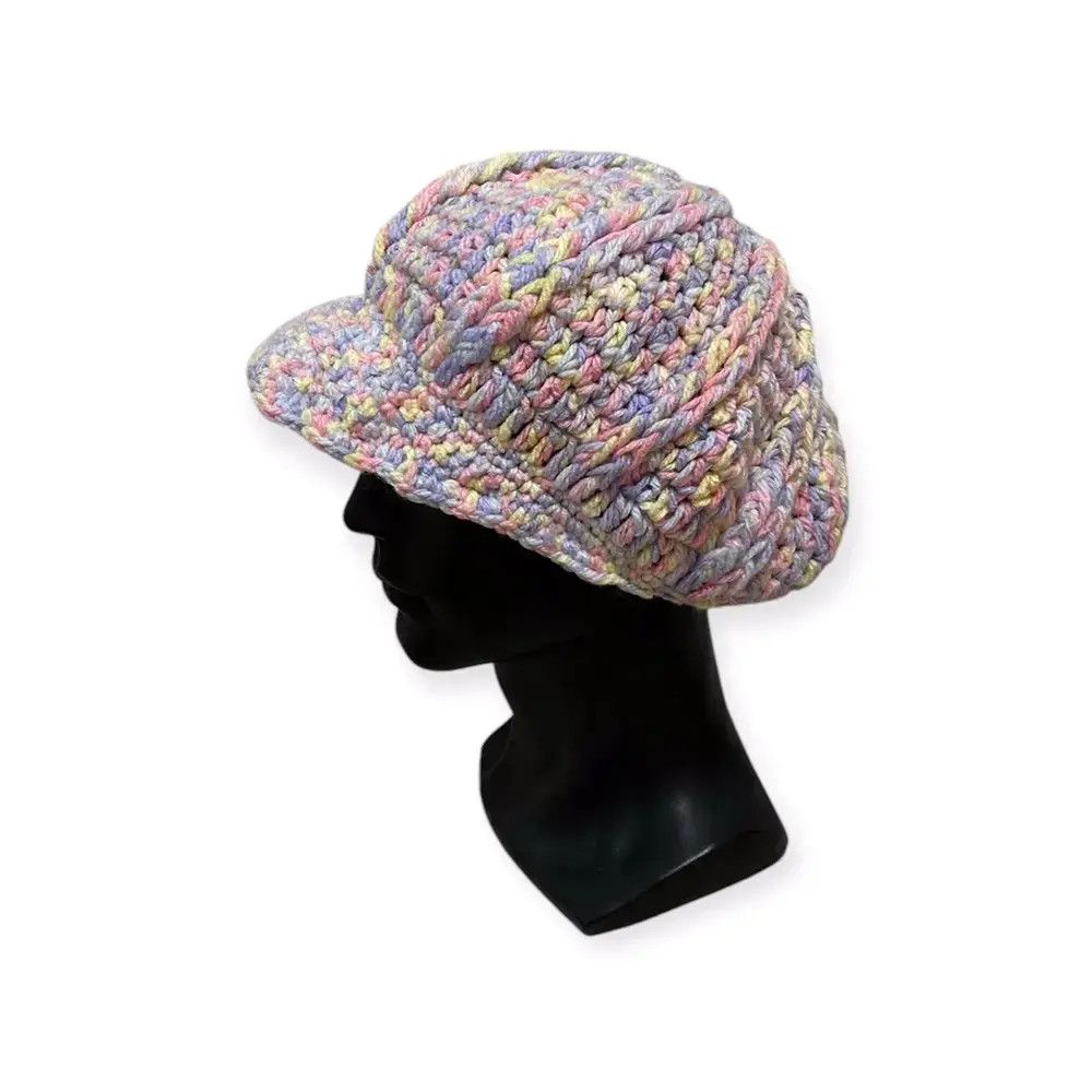 Japanese Brand Rare Crochet Design Knit Japanese Brand Beanie Hat Size ONE SIZE - 1 Thumbnail