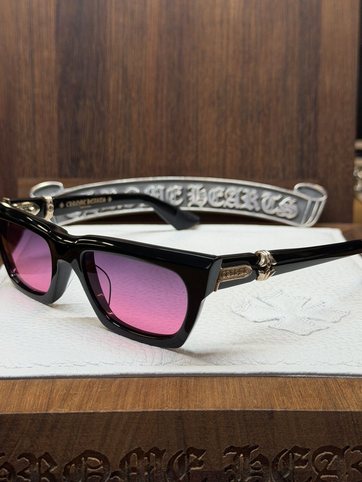 Chrome Hearts Chrome Hearts Cliterally Sunglasses Size ONE SIZE - 1 Thumbnail