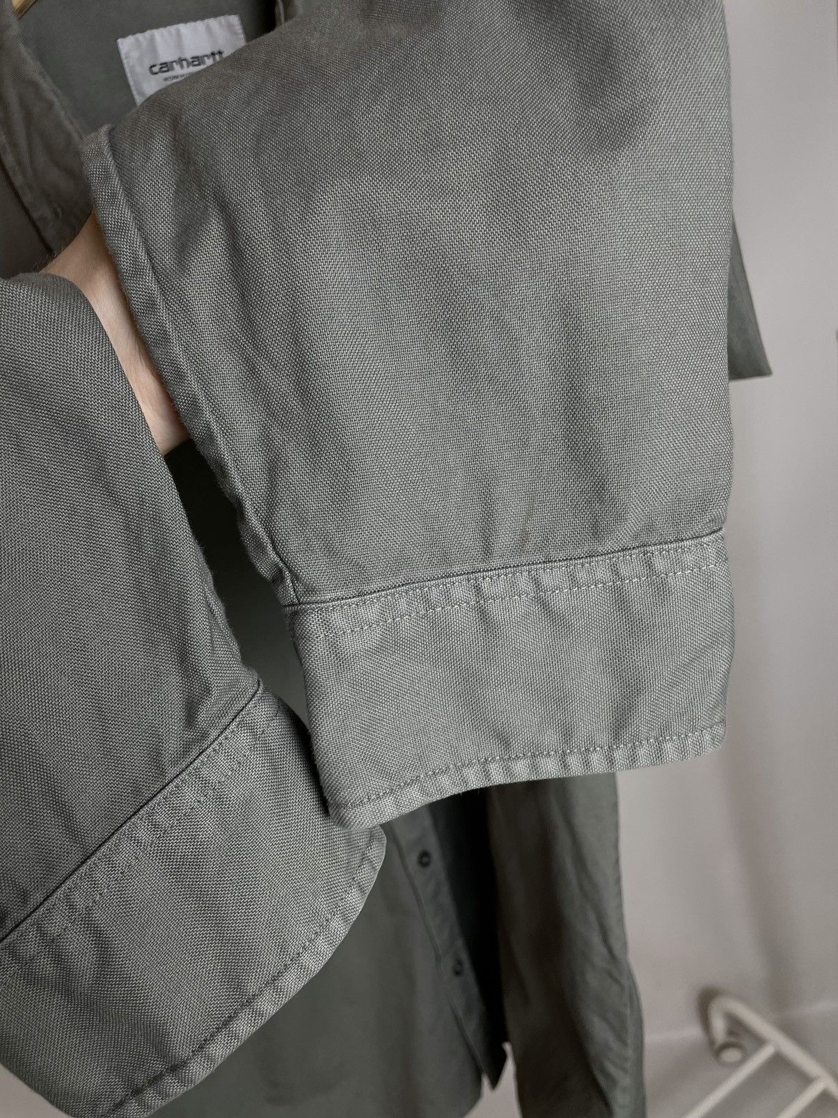 Carhartt Wip CARHARTT WIP 🌲 khaki button up over shirt Size US L / EU 52-54 / 3 - 9 Thumbnail