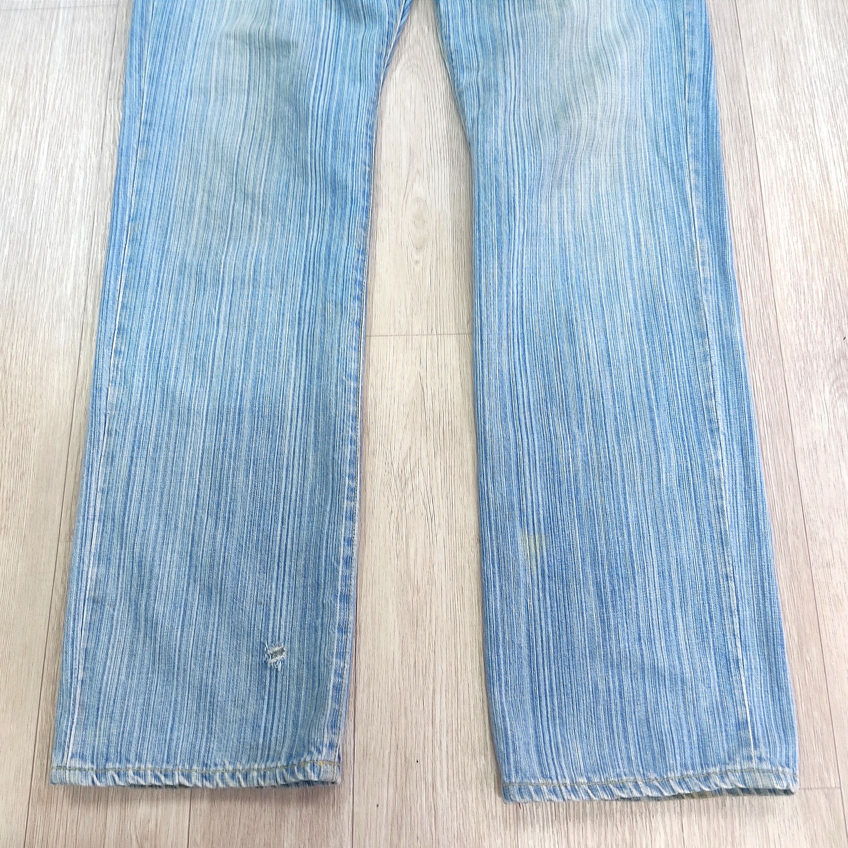 Blue Blue Japan × Japanese Brand BLUE WAY Modern Vintage Faded Blue Denim Pants Size US 32 / EU 48 - 6 Thumbnail