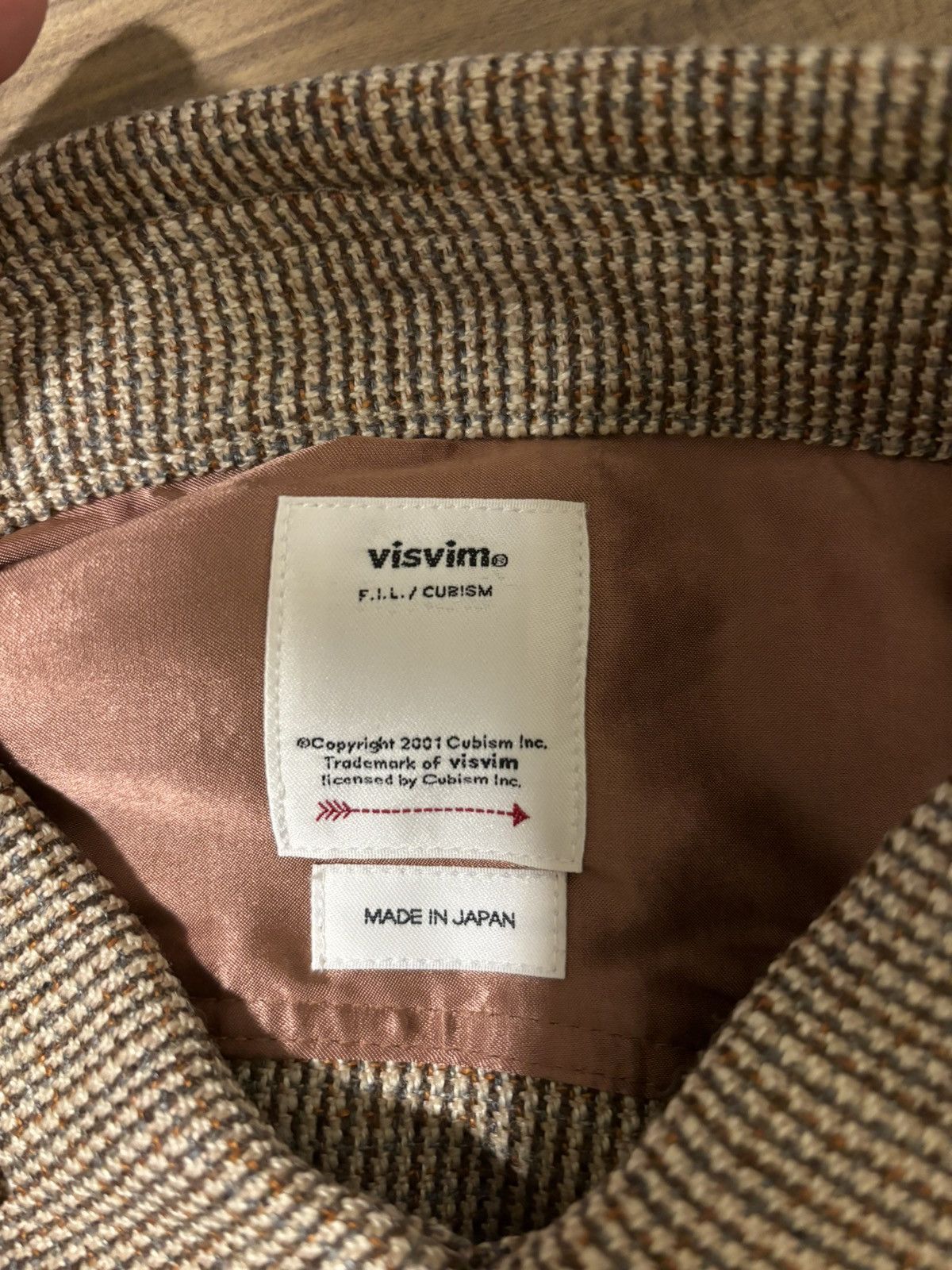 VISVIM LUMBER L/S TWEED SHIRT BROWN