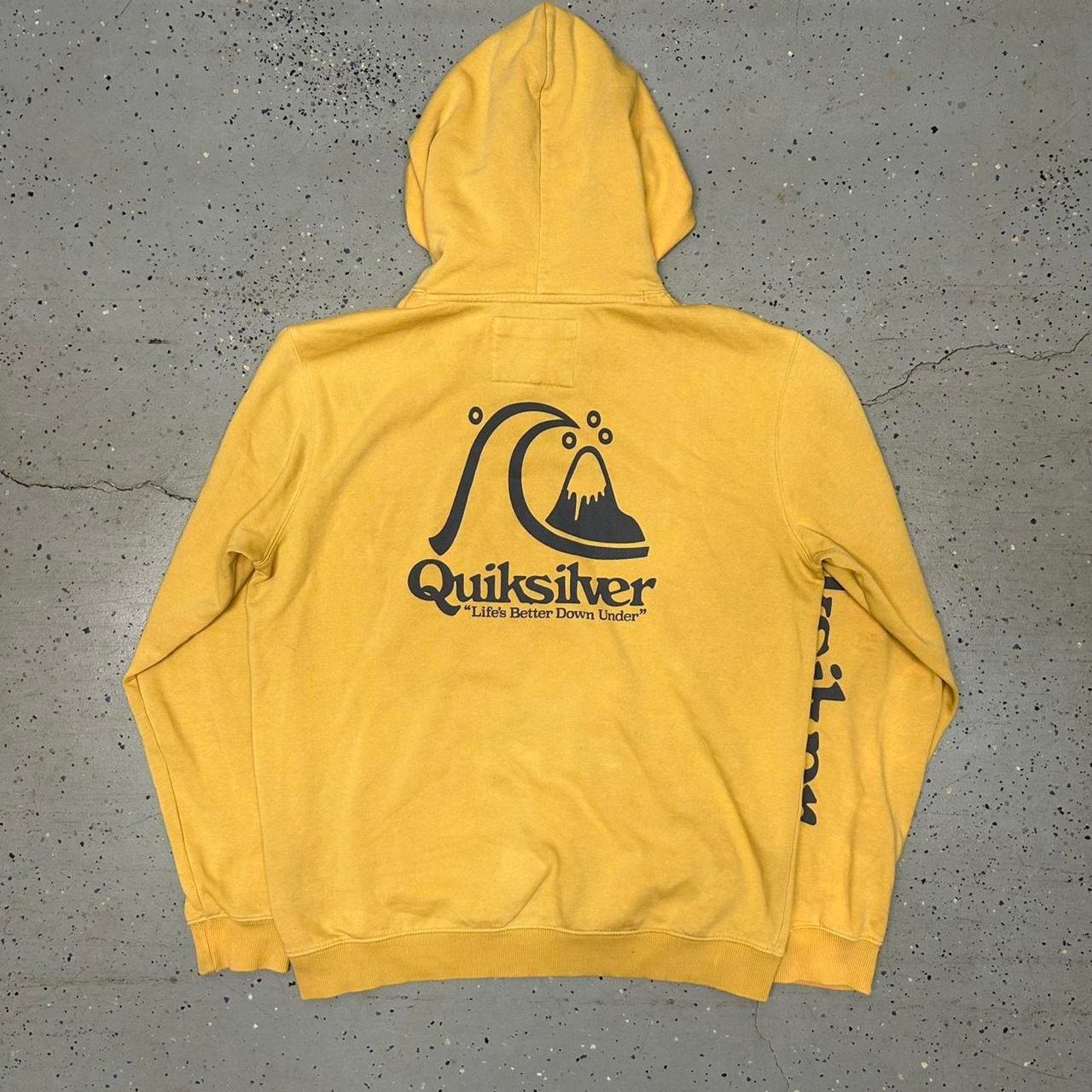Quiksilver Yellow Quiksilver surf hoodie Size US XL / EU 56 / 4 - 5 Thumbnail